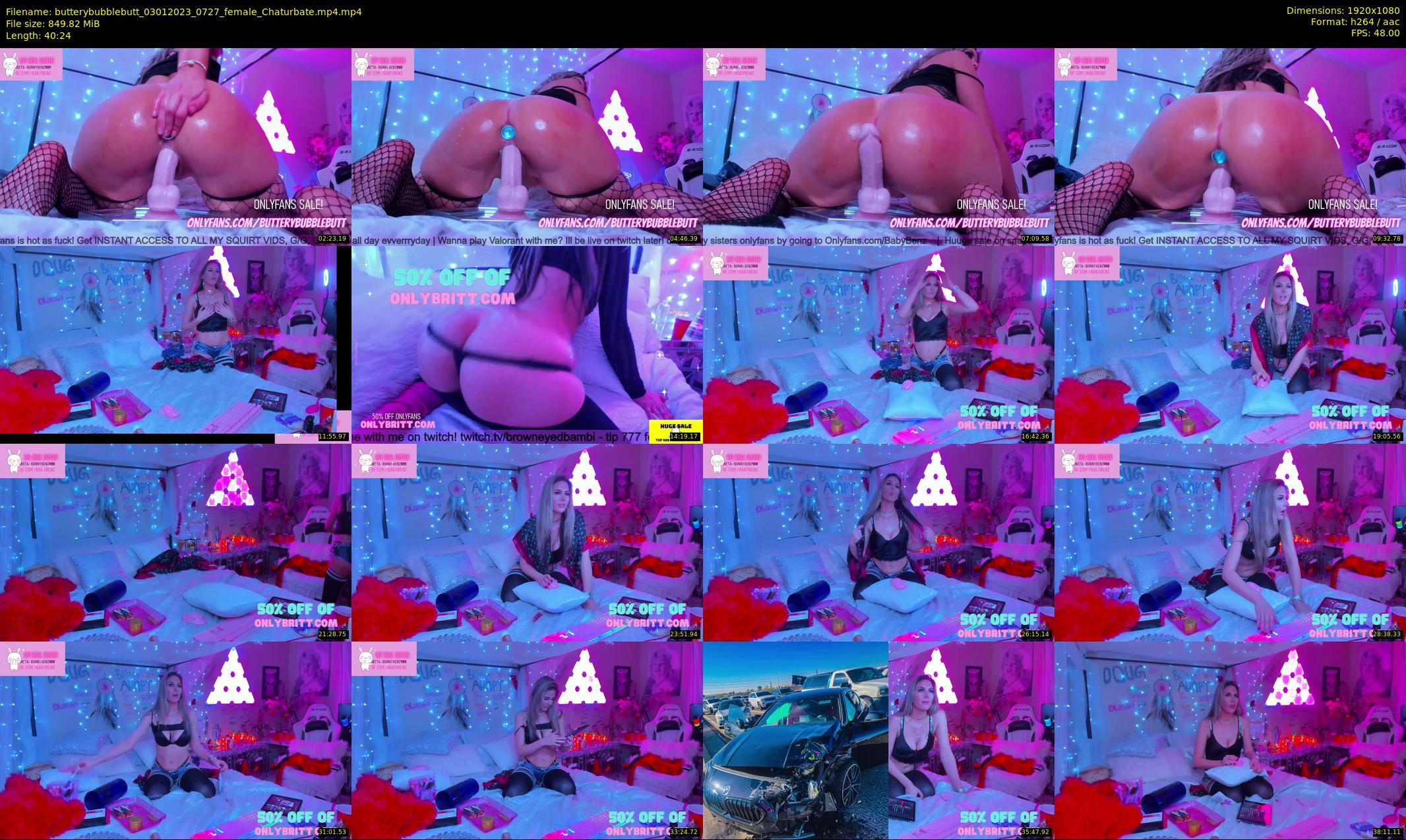 butterybubblebutt — 41 minute Chaturbate couple cam show recording, 1080p, Jan 3, 2023