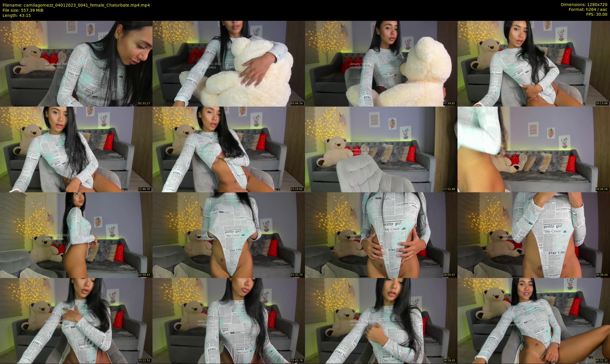 camilagomezz — 44 minute Chaturbate female cam show recording, 720p, Jan 4, 2023