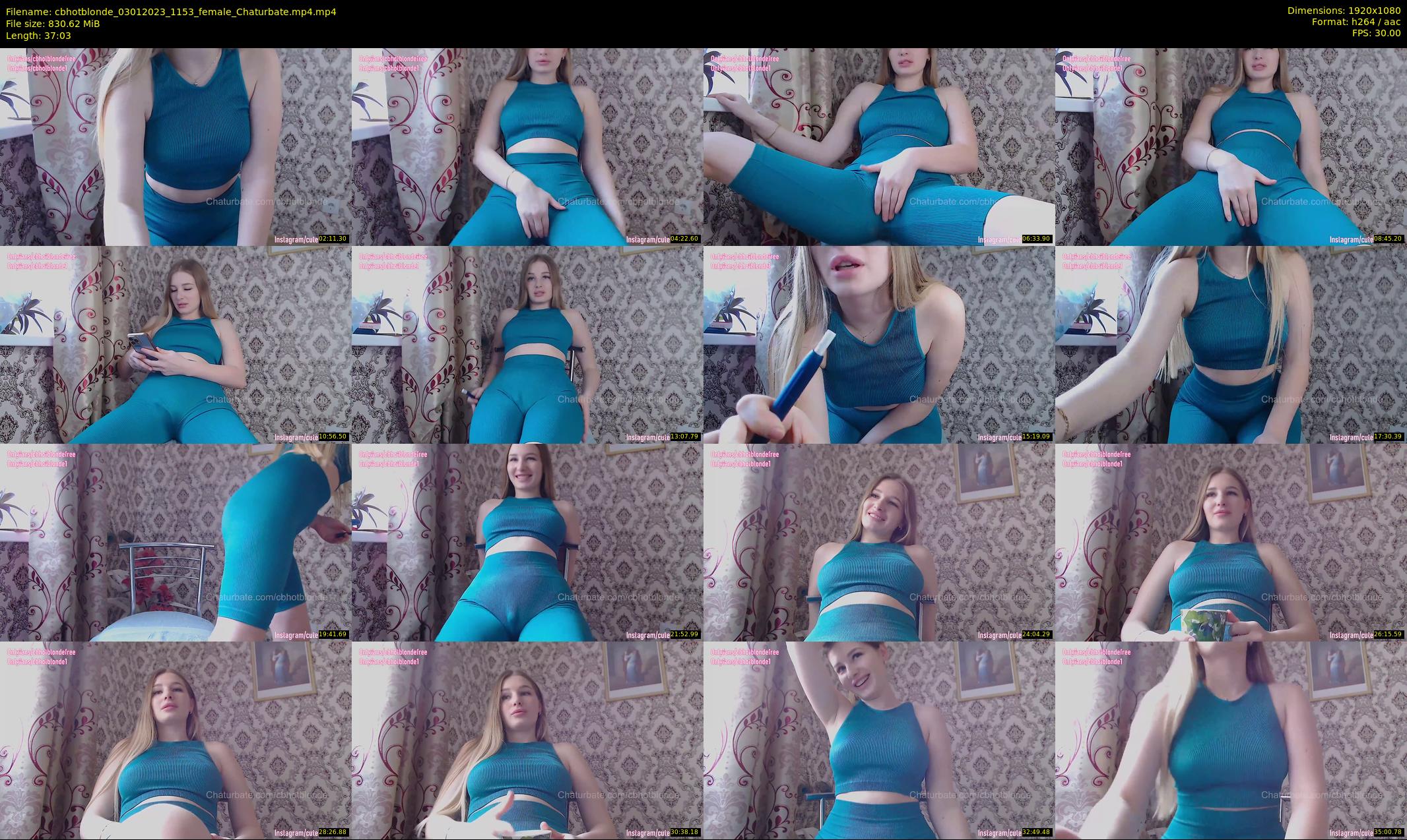 cbhotblonde — 38 minute Chaturbate female cam show recording, 1080p, Jan 3, 2023