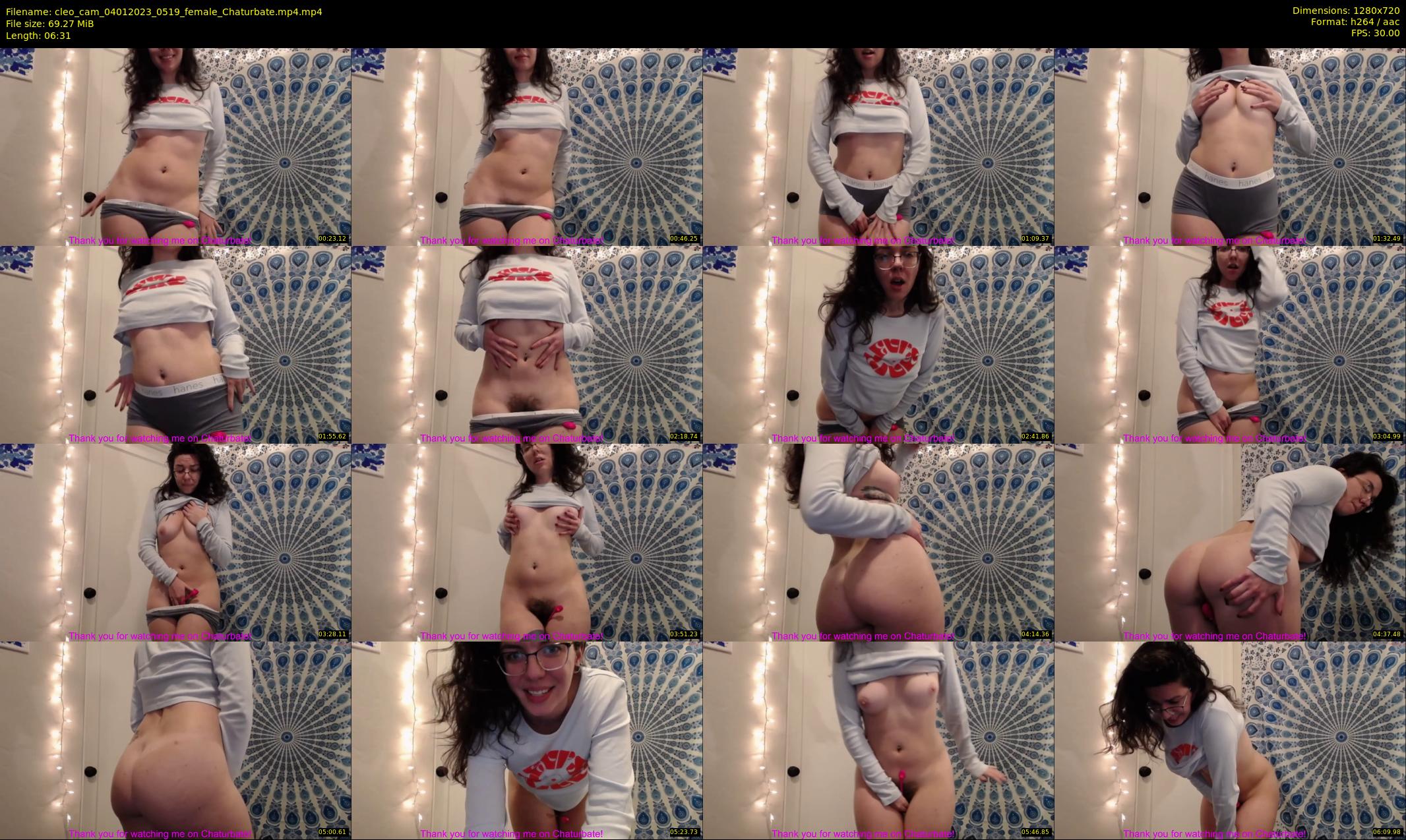 cleo_cam — 7 minute Chaturbate female cam show recording, 720p, Jan 4, 2023