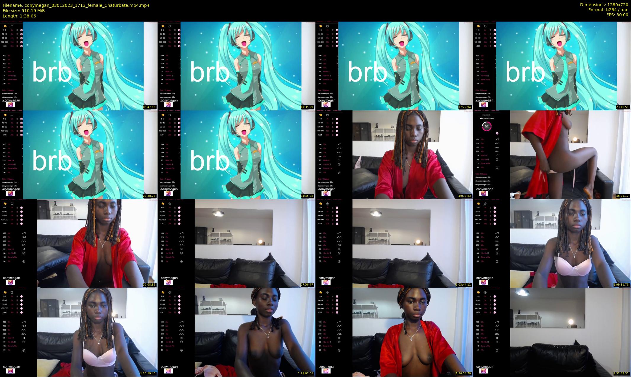 conymegan — 99 minute Chaturbate female cam show recording, 720p, Jan 3, 2023