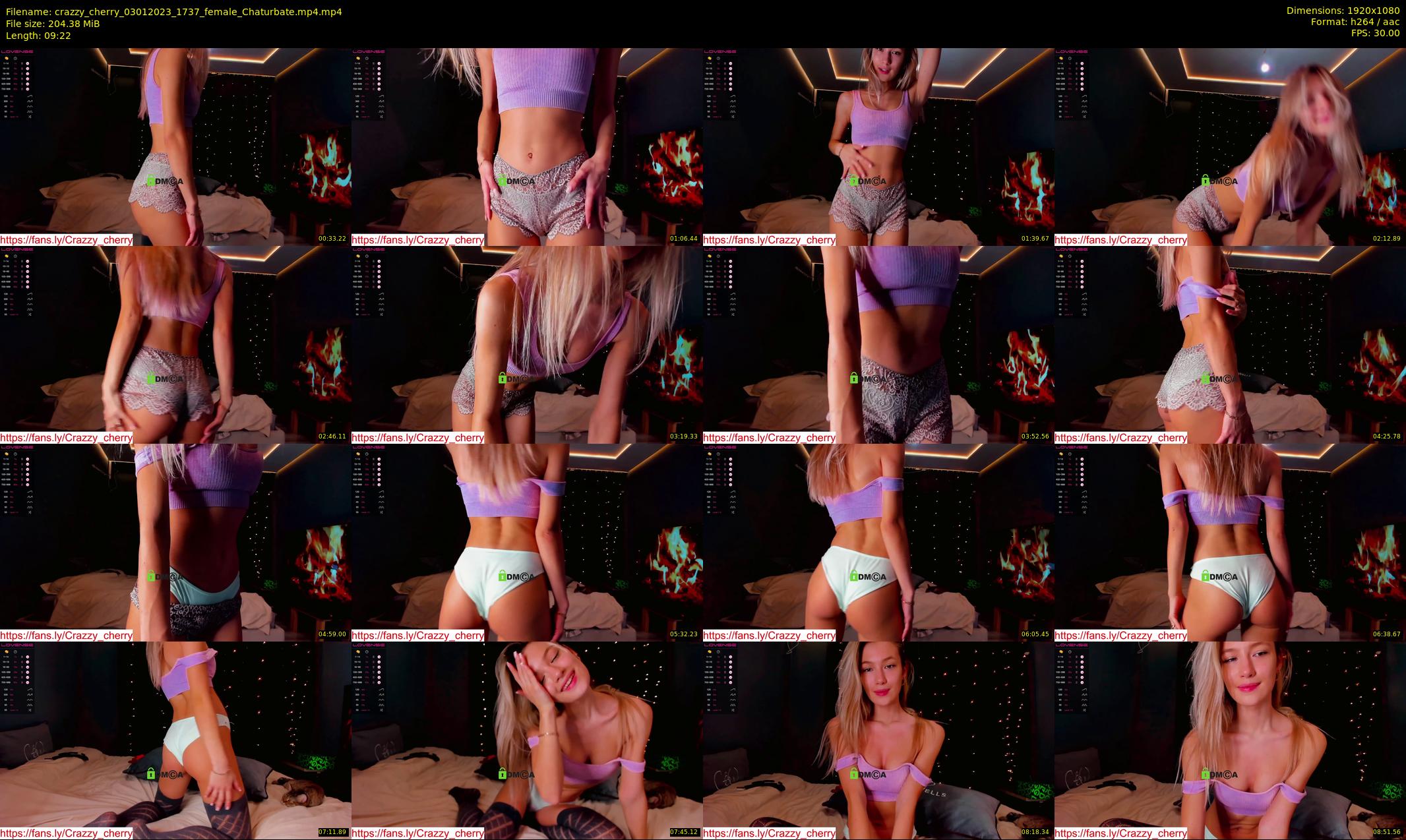 crazzy_cherry — 10 minute Chaturbate female cam show recording, 1080p, Jan 3, 2023