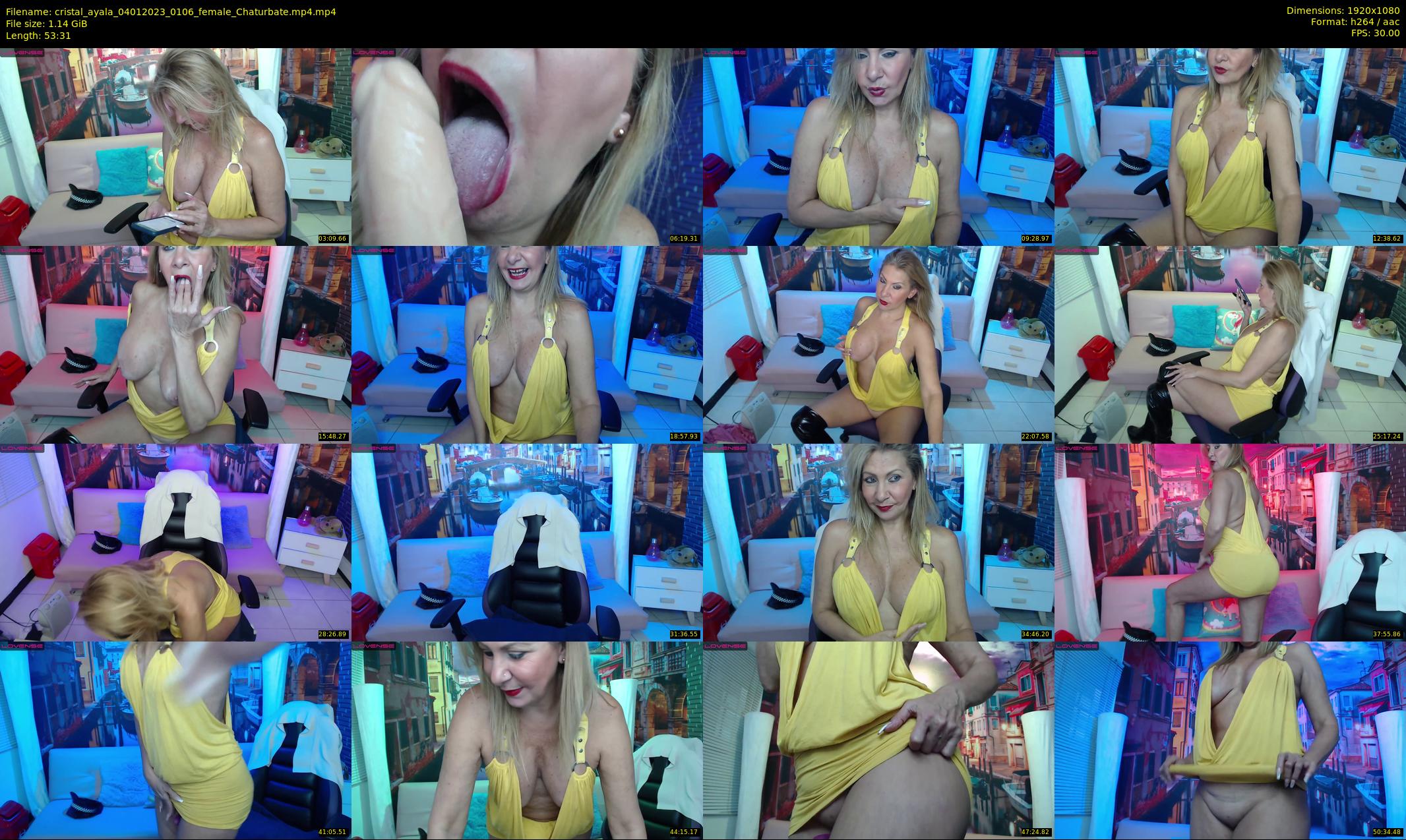cristal_ayala — 54 minute Chaturbate female cam show recording, 1080p, Jan 4, 2023