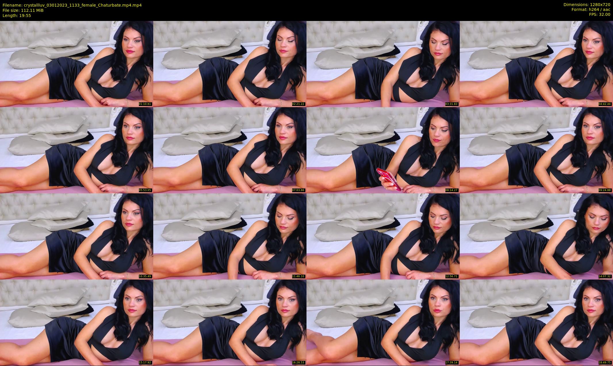 crystallluv — 20 minute Chaturbate female cam show recording, 720p, Jan 3, 2023
