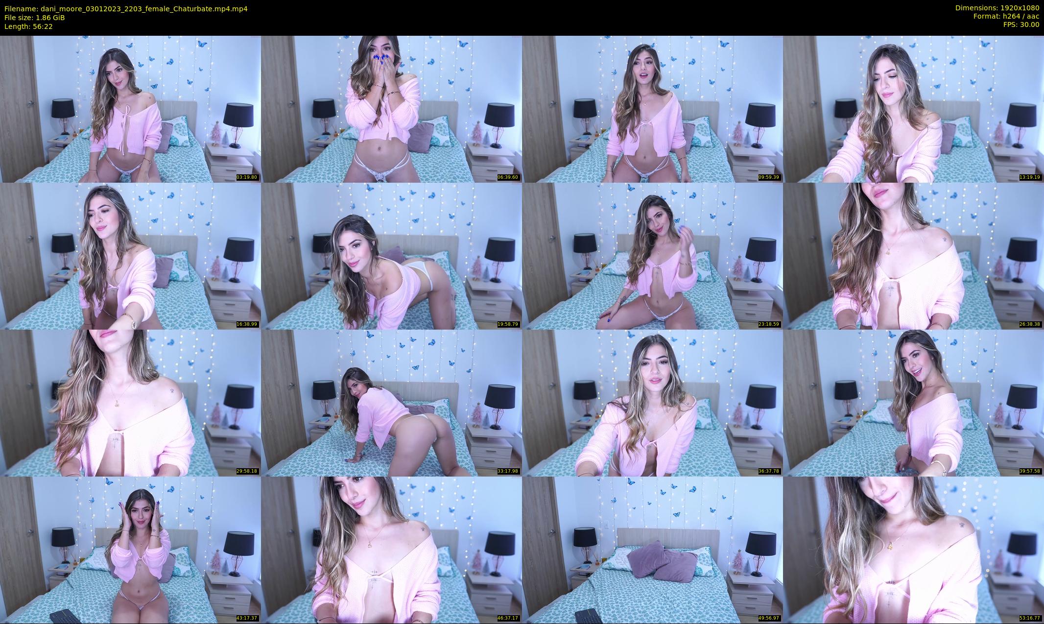 dani_moore — 57 minute Chaturbate female cam show recording, 1080p, Jan 3, 2023