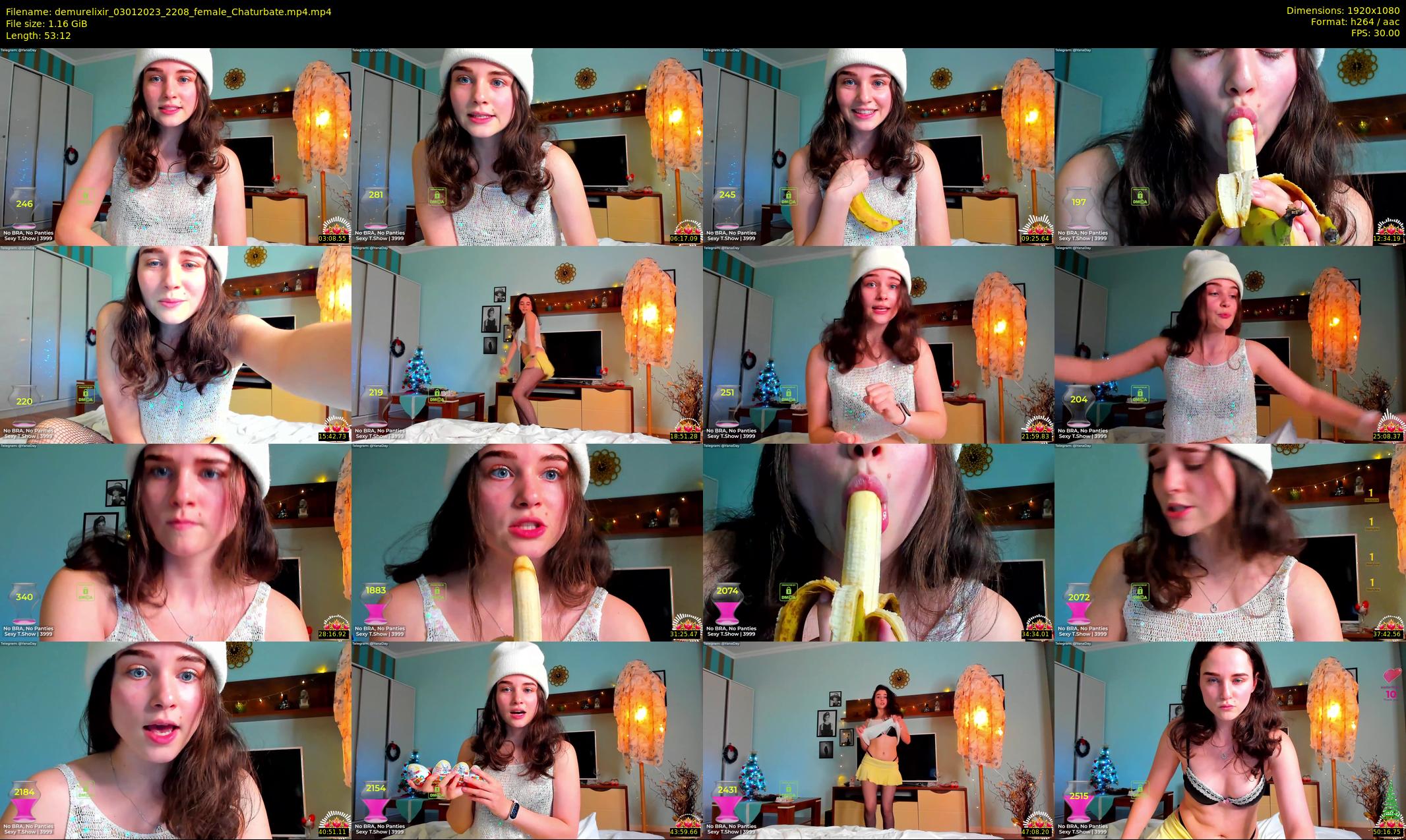 demurelixir — 54 minute Chaturbate female cam show recording, 1080p, Jan 3, 2023