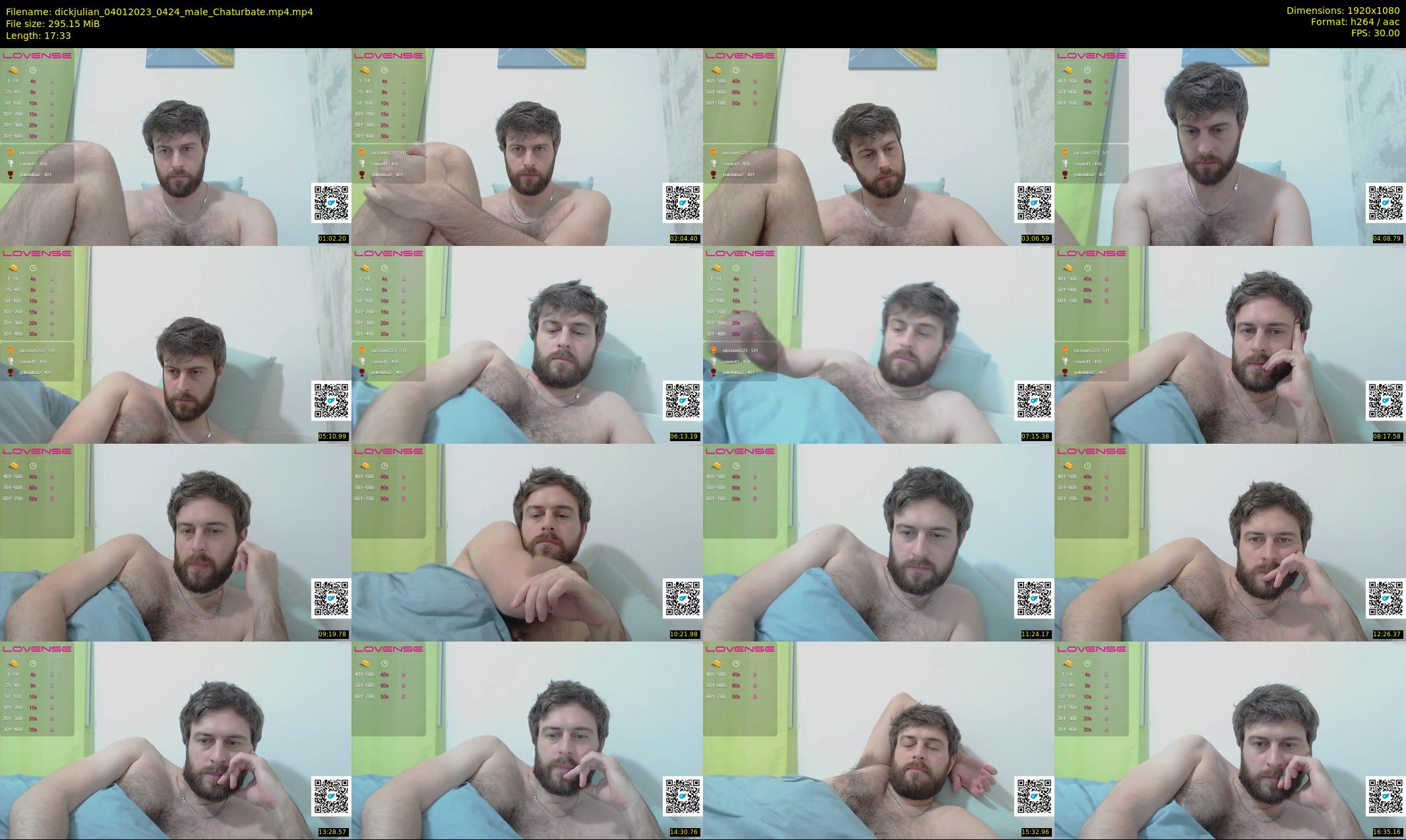 dickjulian — 18 minute Chaturbate male cam show recording, 1080p, Jan 4, 2023