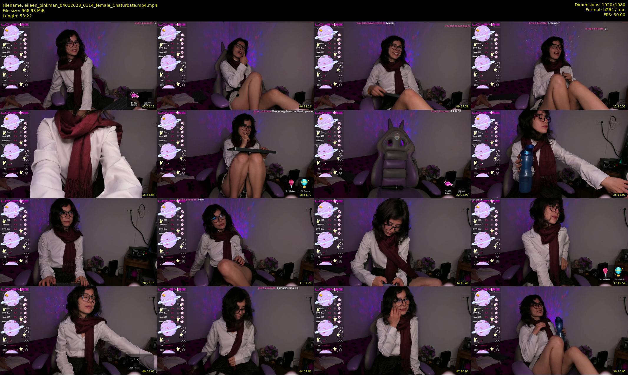 eileen_pinkman — 54 minute Chaturbate female cam show recording, 1080p, Jan 4, 2023