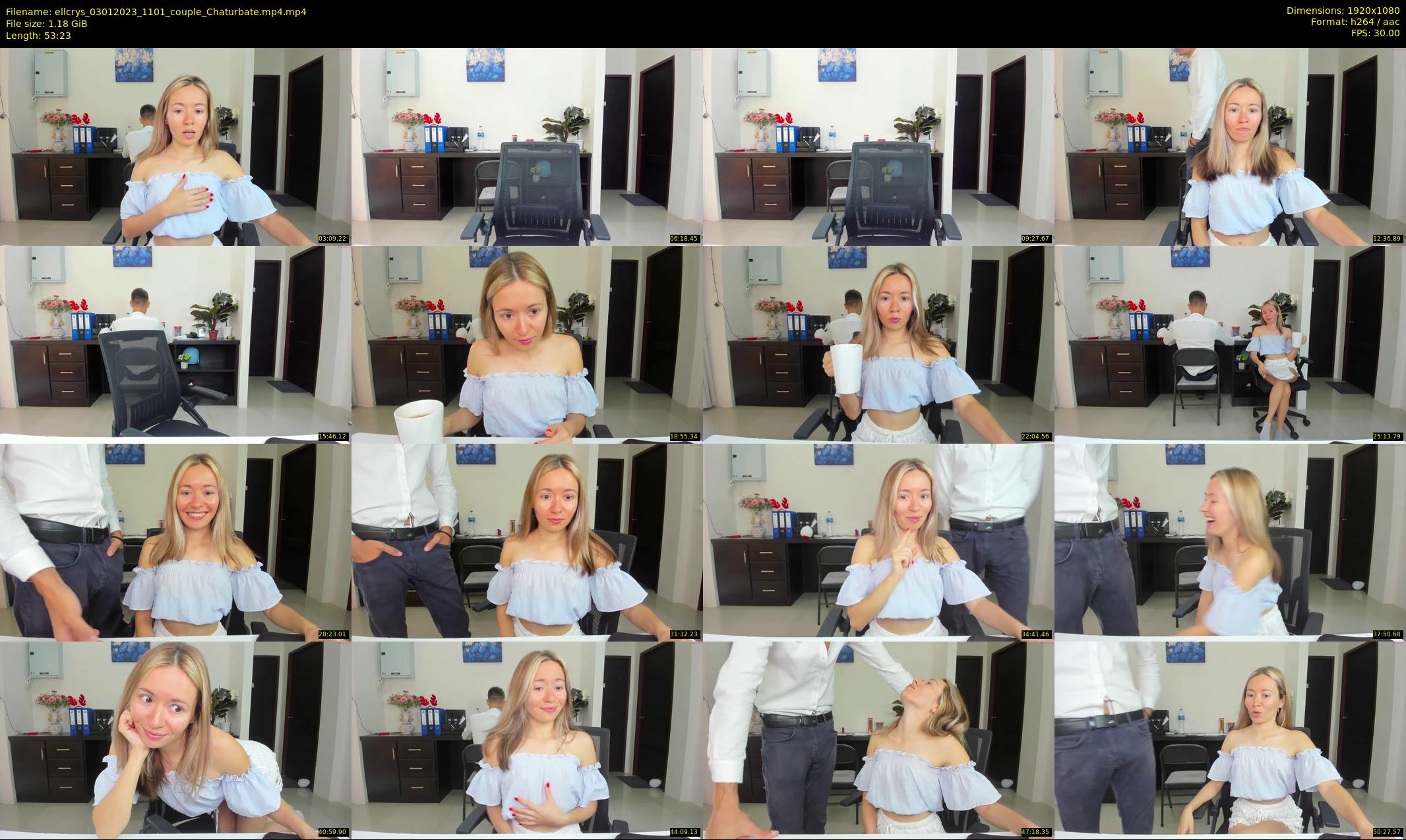 ellcrys — 54 minute Chaturbate couple cam show recording, 1080p, Jan 3, 2023