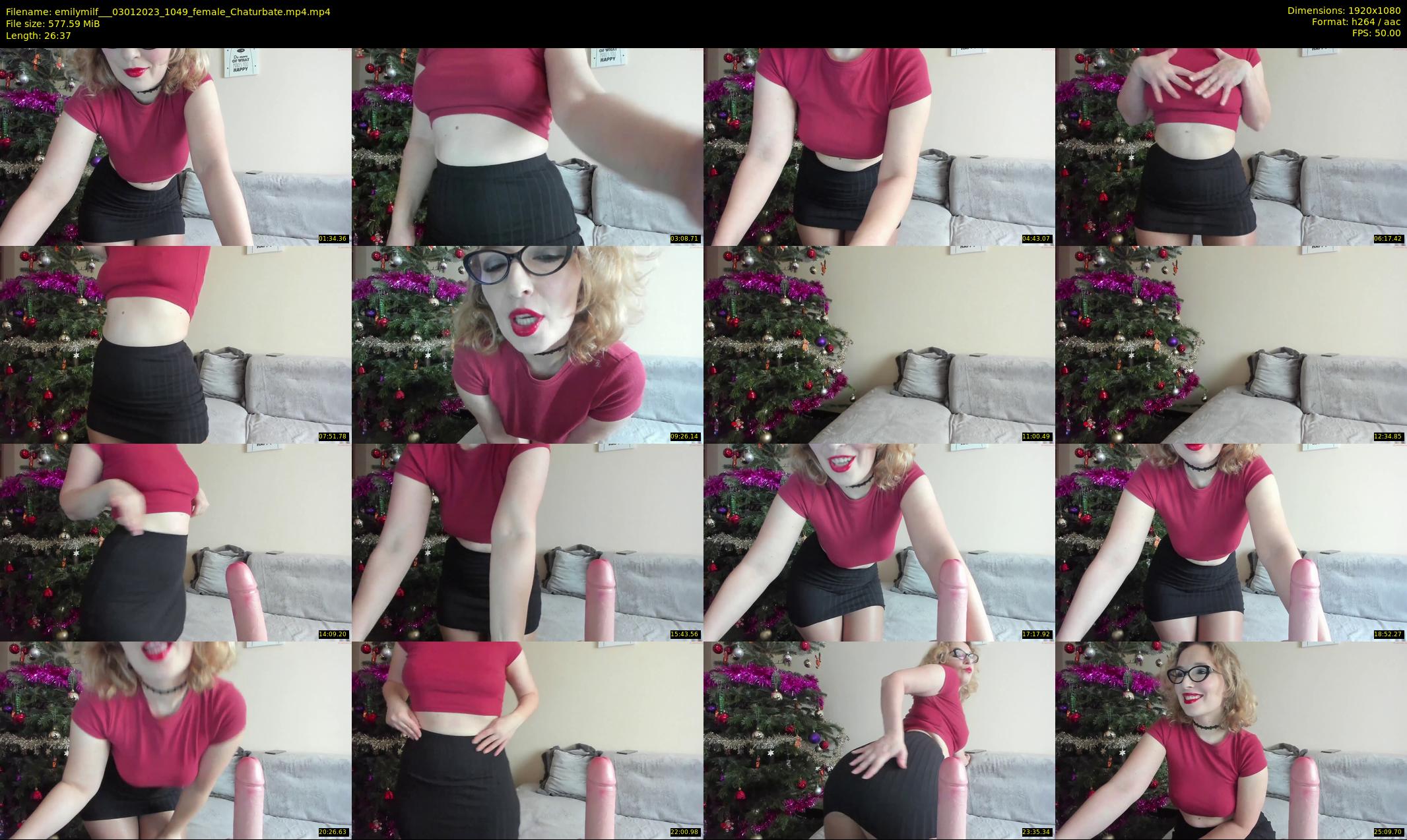emilymilf__ — 27 minute Chaturbate female cam show recording, 1080p, Jan 3, 2023