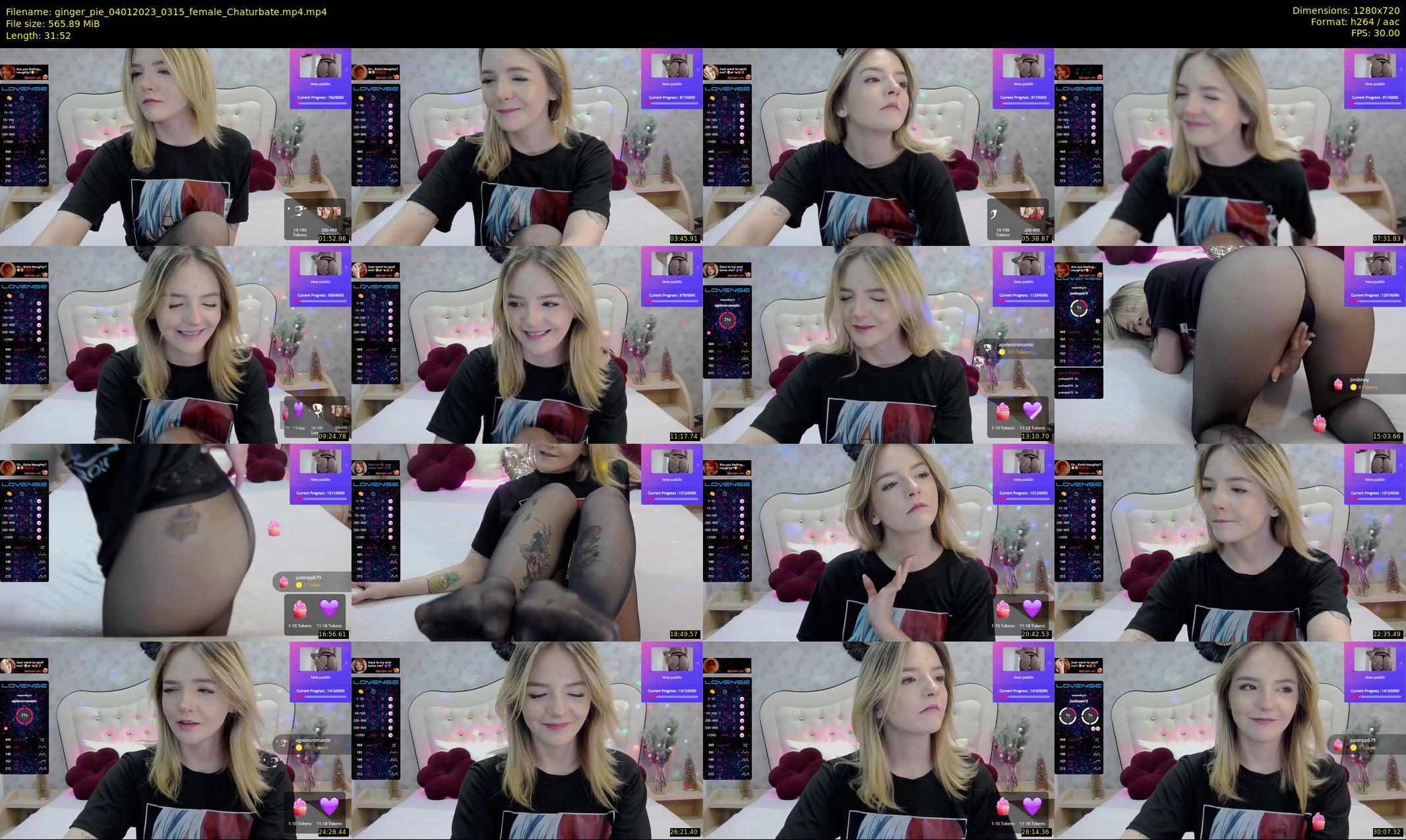ginger_pie — 32 minute Chaturbate female cam show recording, 720p, Jan 4, 2023