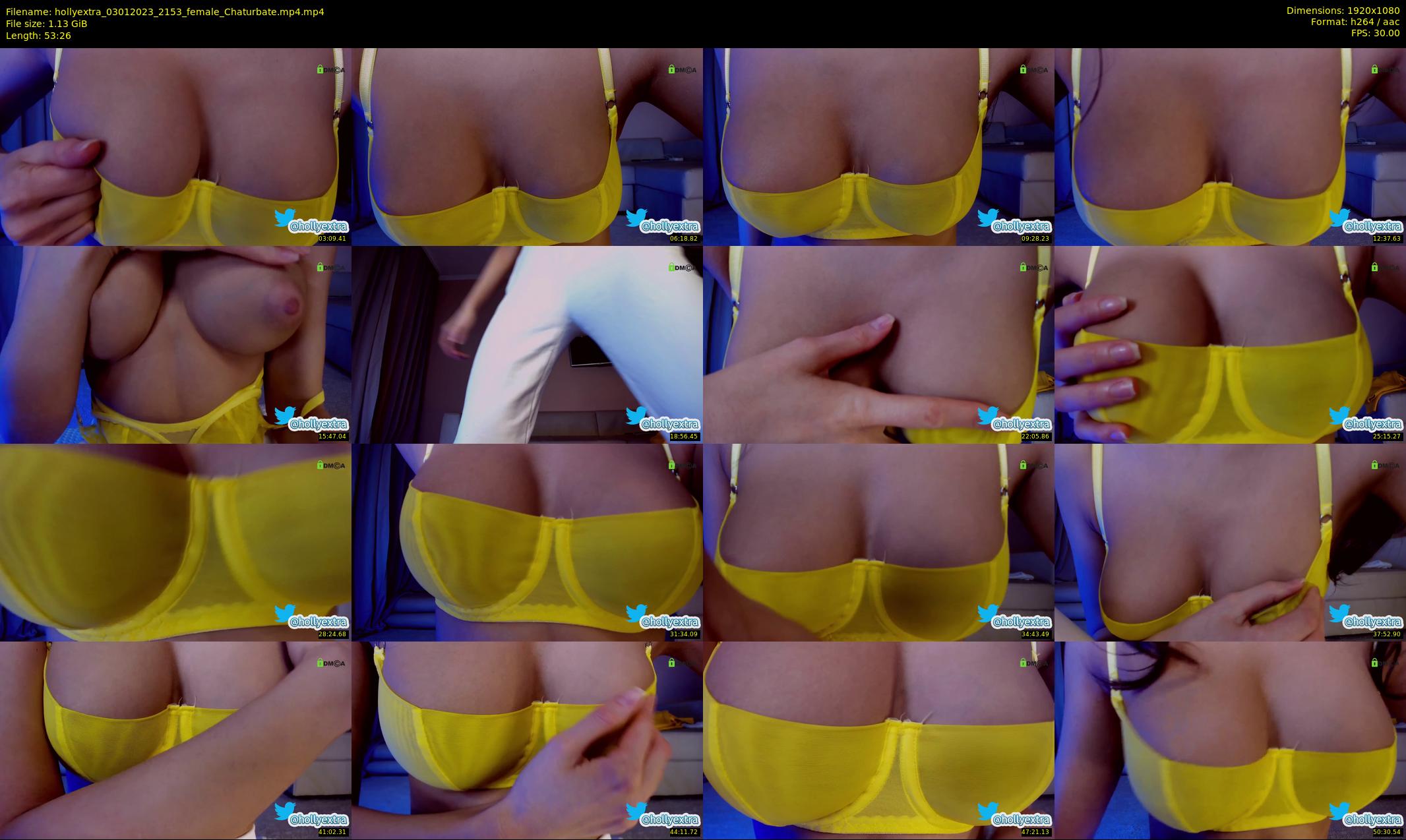 hollyextra — 54 minute Chaturbate female cam show recording, 1080p, Jan 3, 2023