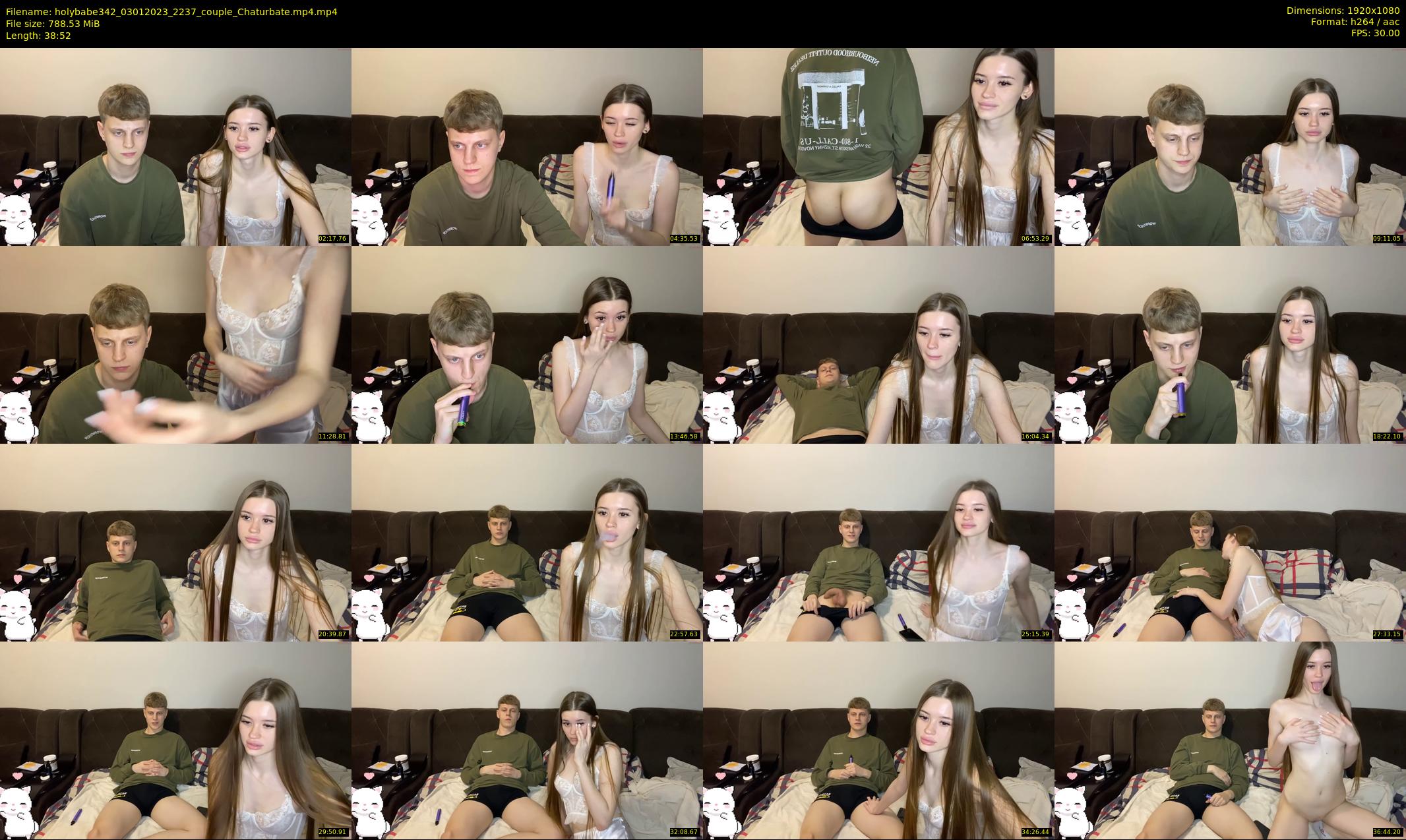 holybabe342 — 39 minute Chaturbate couple cam show recording, 1080p, Jan 3, 2023