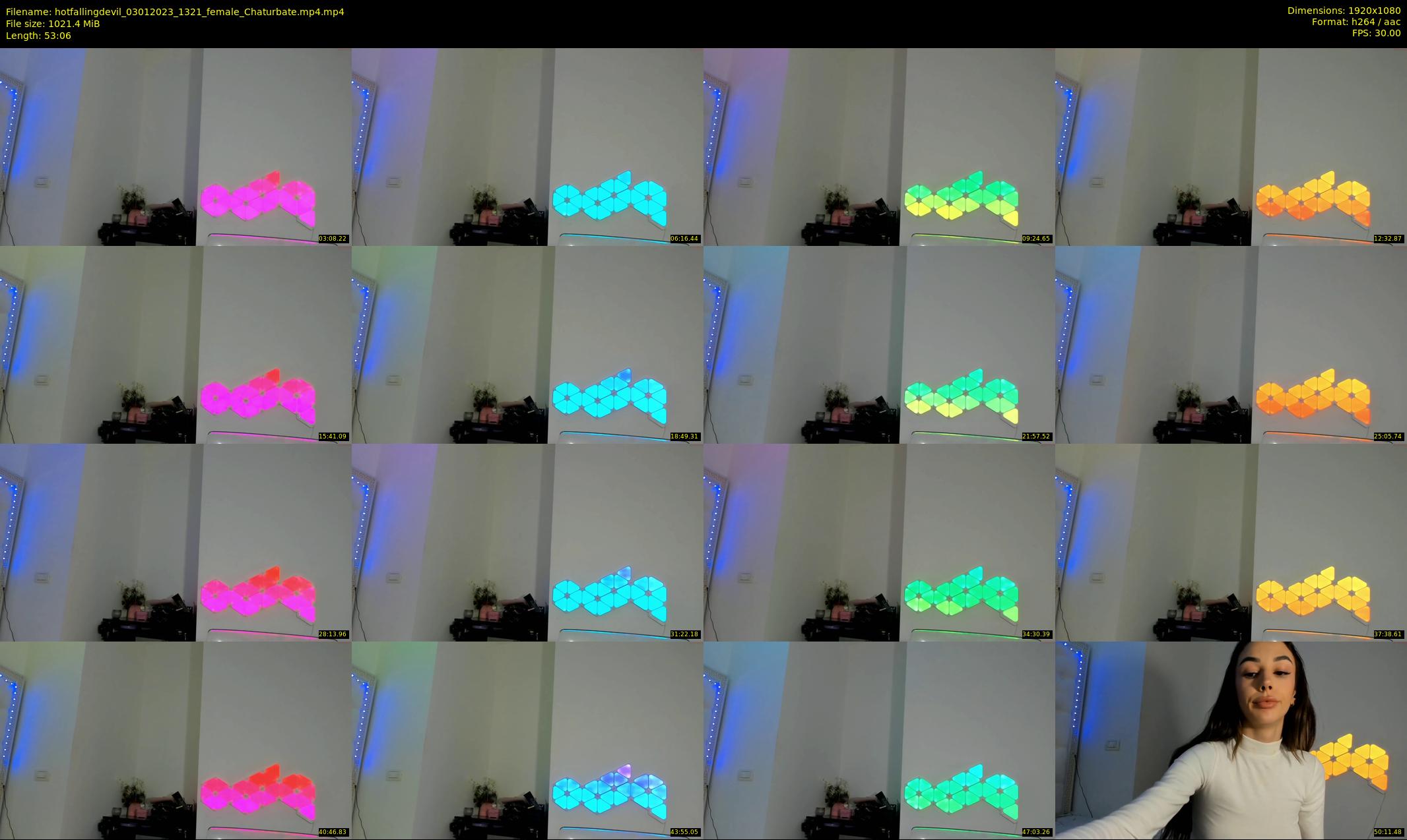 hotfallingdevil — 54 minute Chaturbate female cam show recording, 1080p, Jan 3, 2023