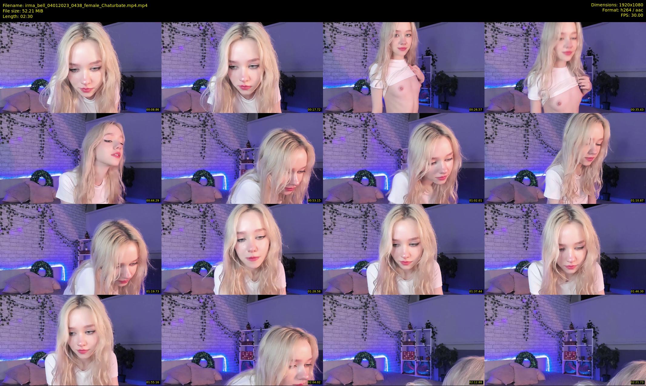 irma_bell — 3 minute Chaturbate female cam show recording, 1080p, Jan 4, 2023