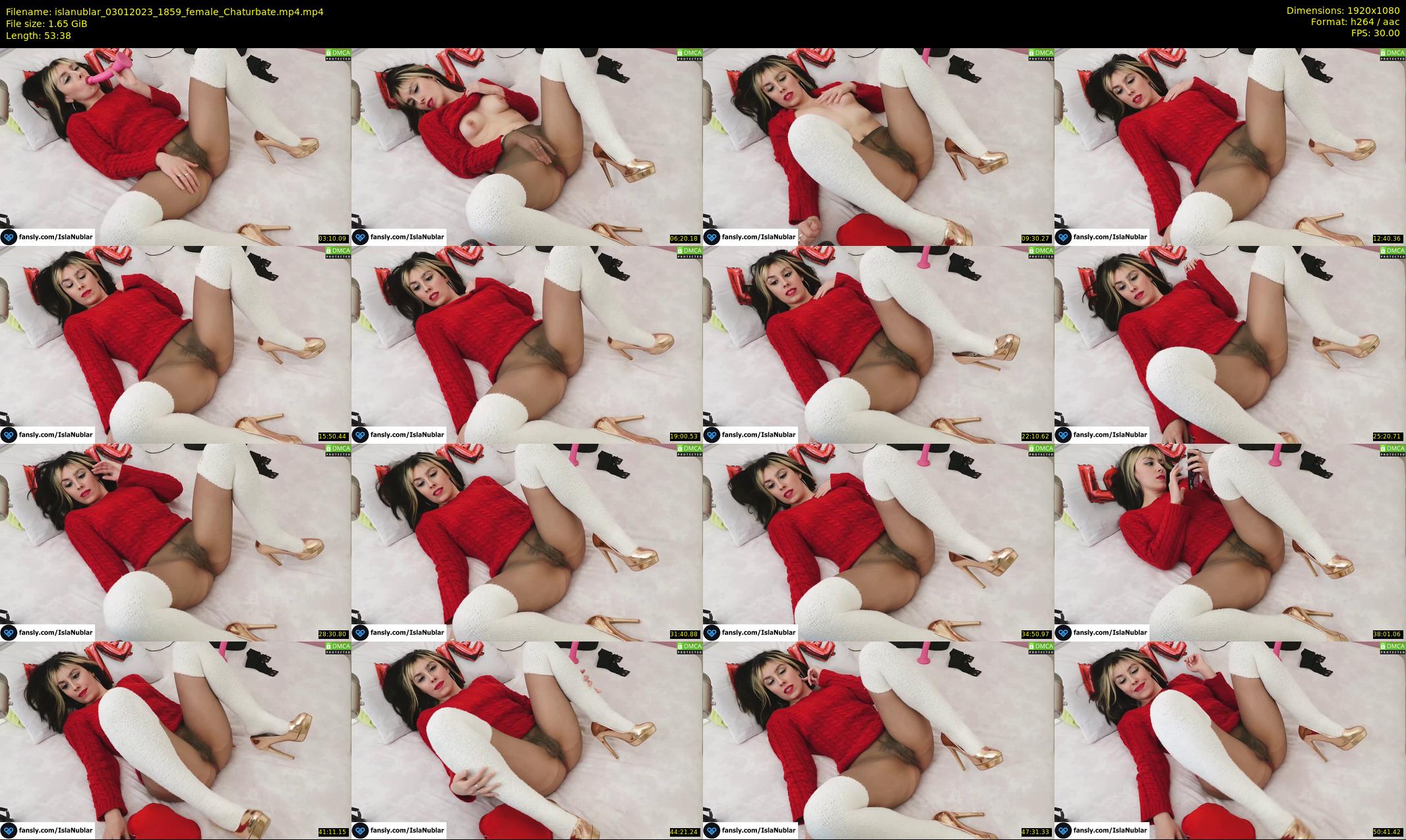 islanublar — 54 minute Chaturbate female cam show recording, 1080p, Jan 3, 2023
