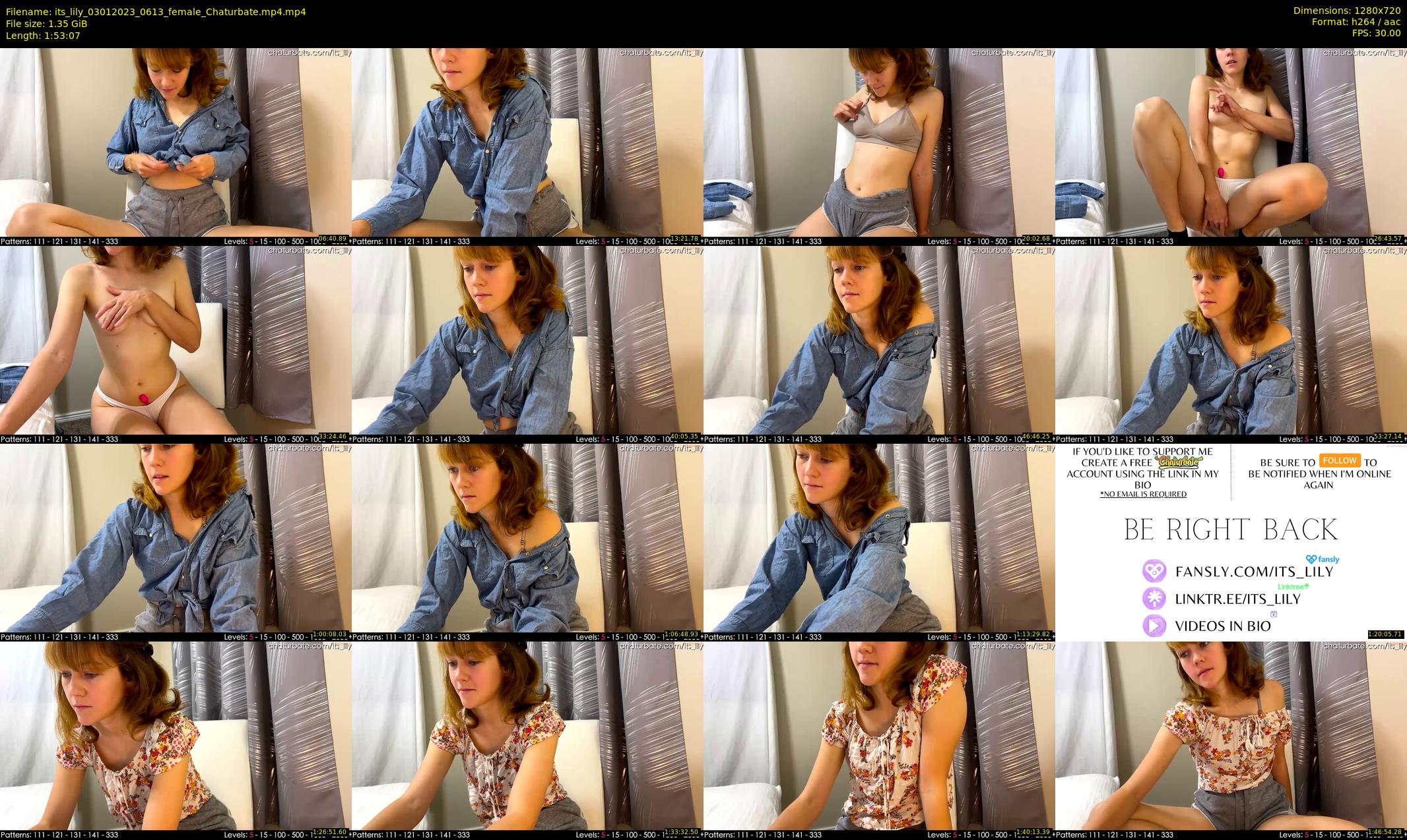 its_lily — 114 minute Chaturbate female cam show recording, 720p, Jan 3, 2023