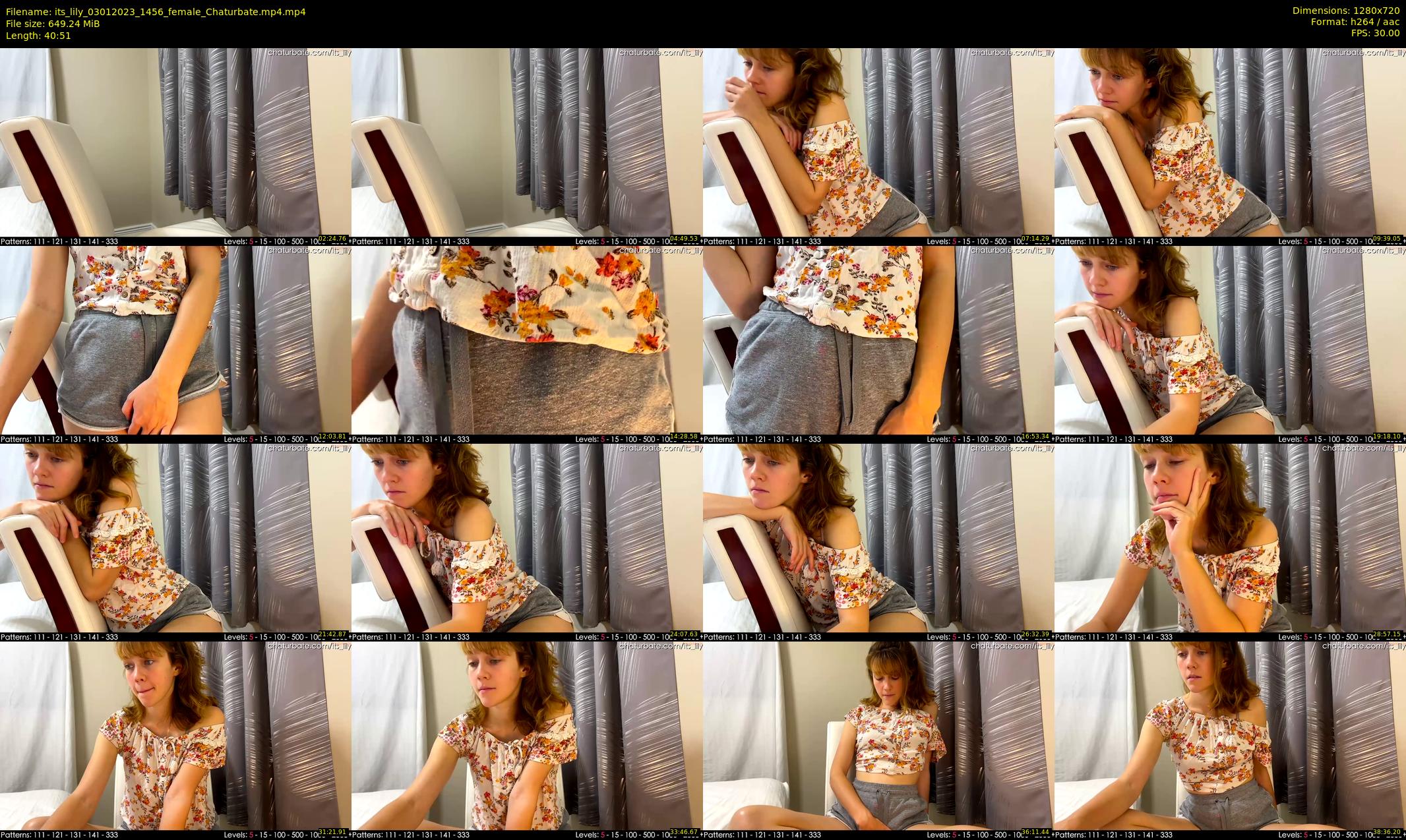 its_lily — 41 minute Chaturbate female cam show recording, 720p, Jan 3, 2023