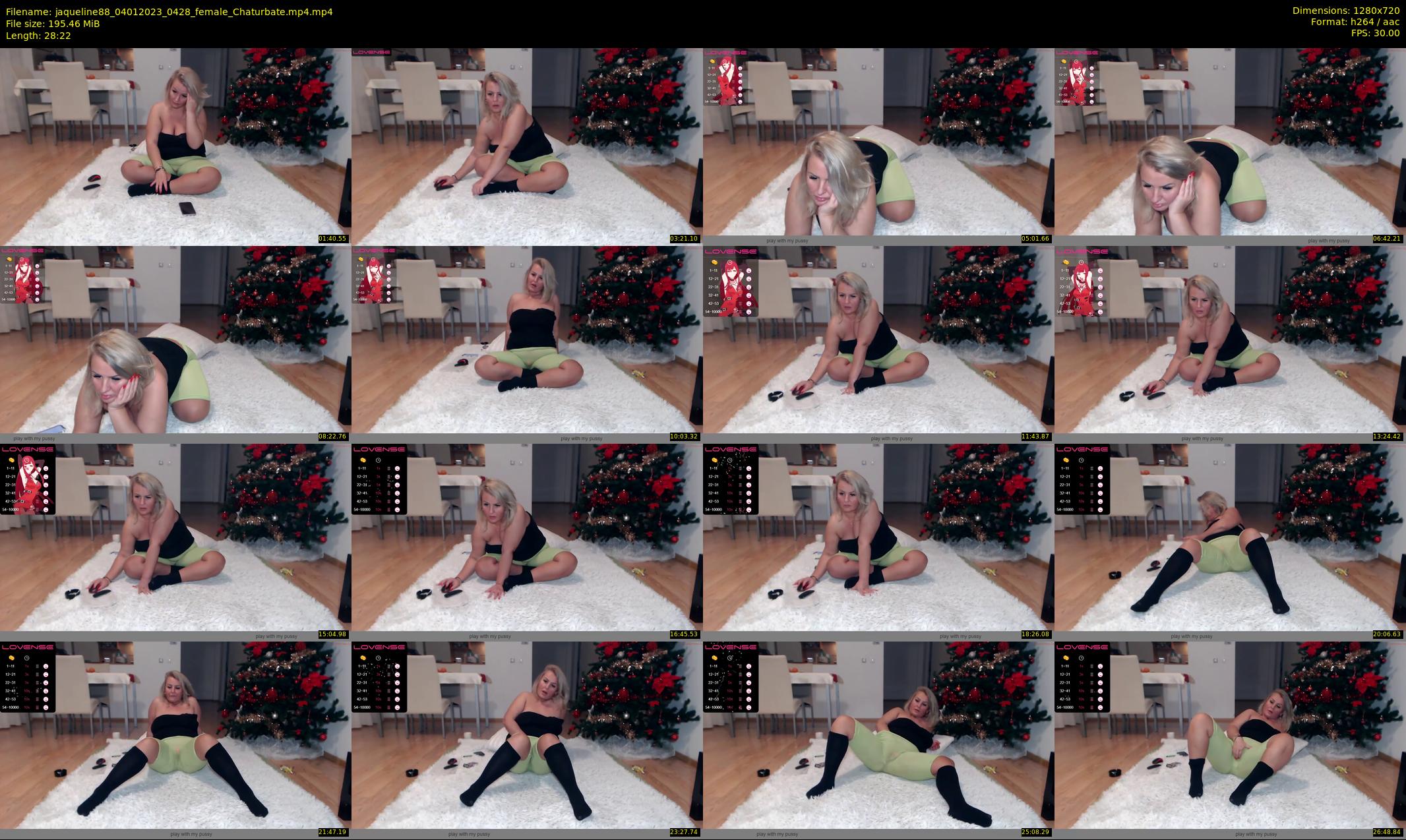 jaqueline88 — 29 minute Chaturbate female cam show recording, 720p, Jan 4, 2023