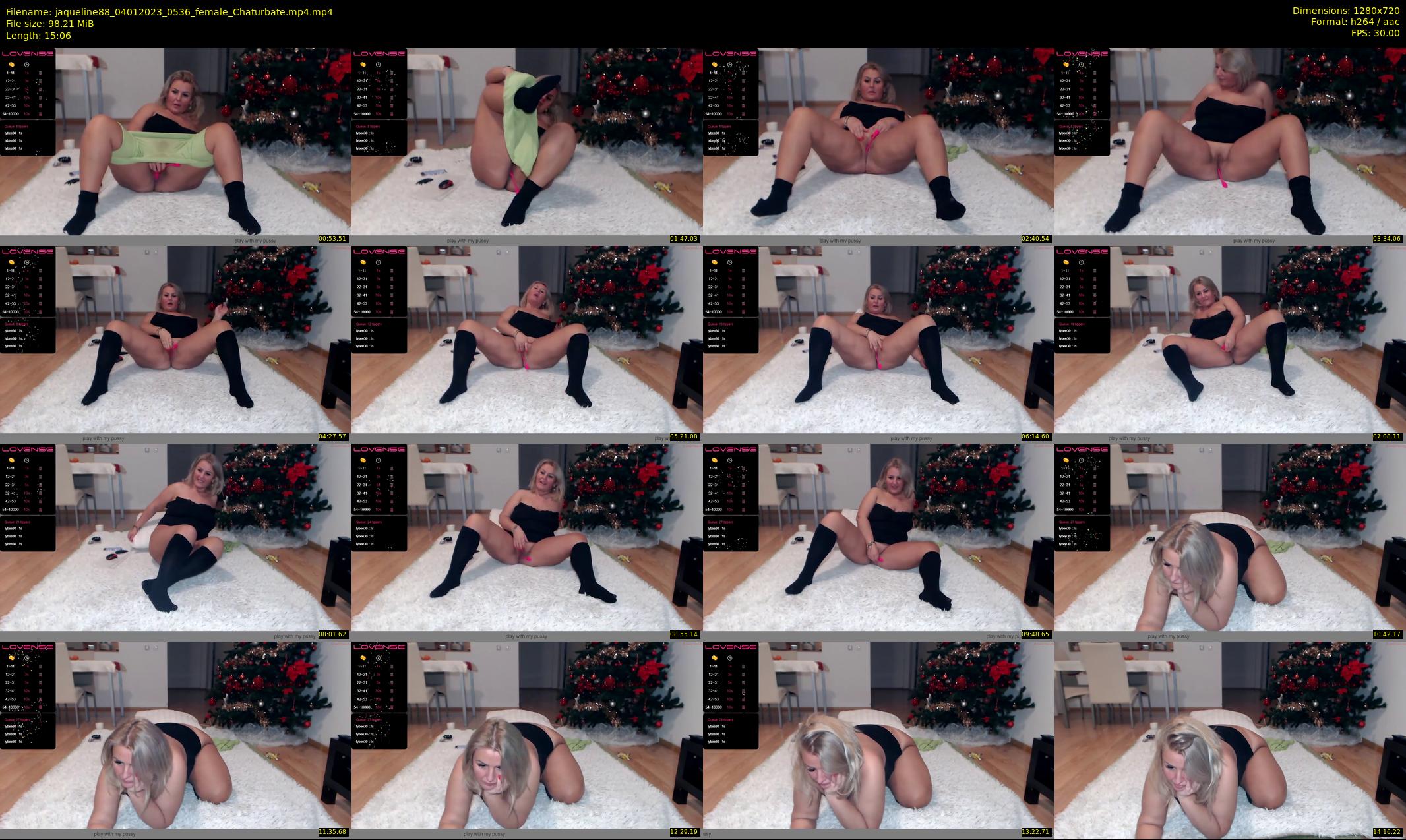 jaqueline88 — 16 minute Chaturbate female cam show recording, 720p, Jan 4, 2023