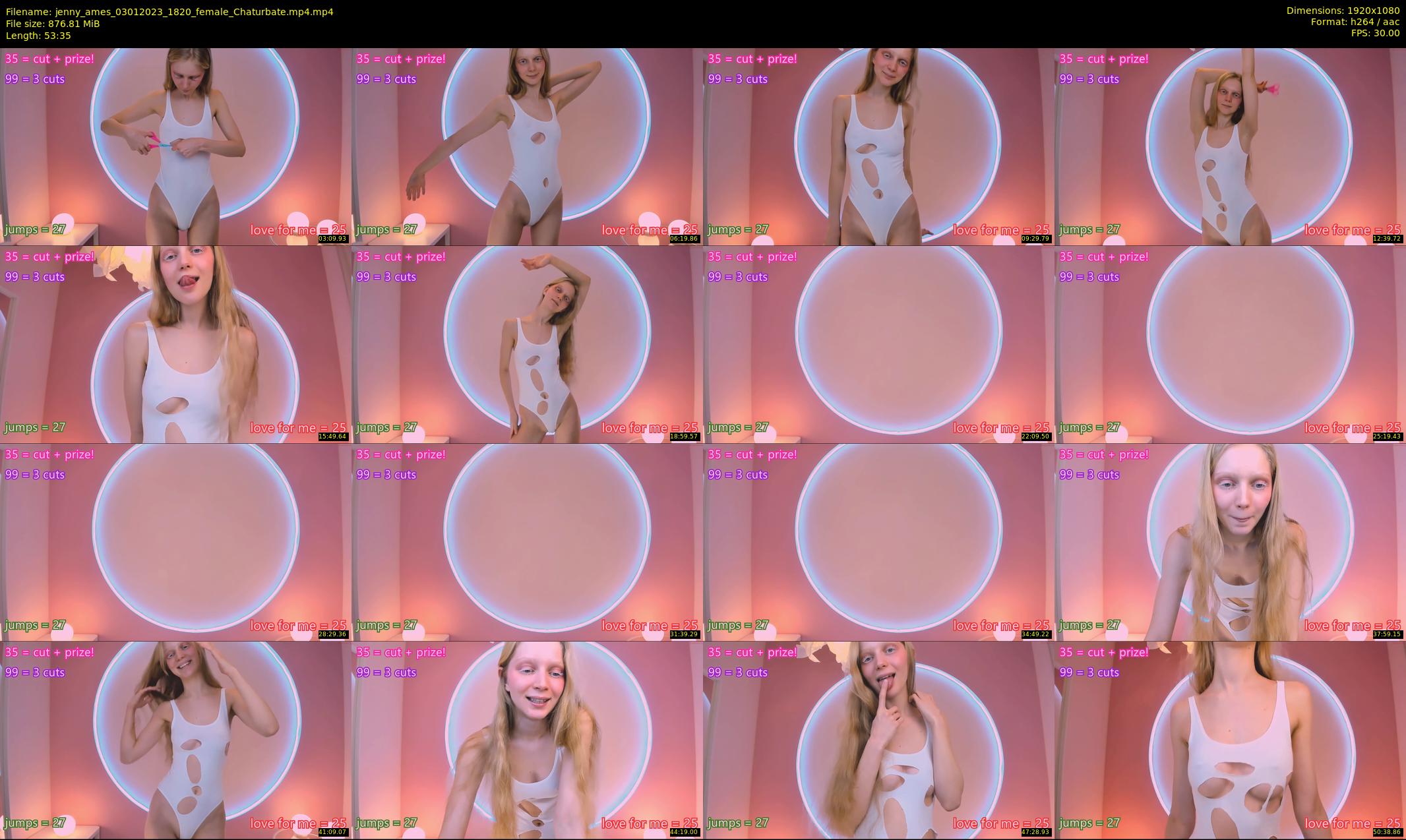 jenny_ames — 54 minute Chaturbate female cam show recording, 1080p, Jan 3, 2023