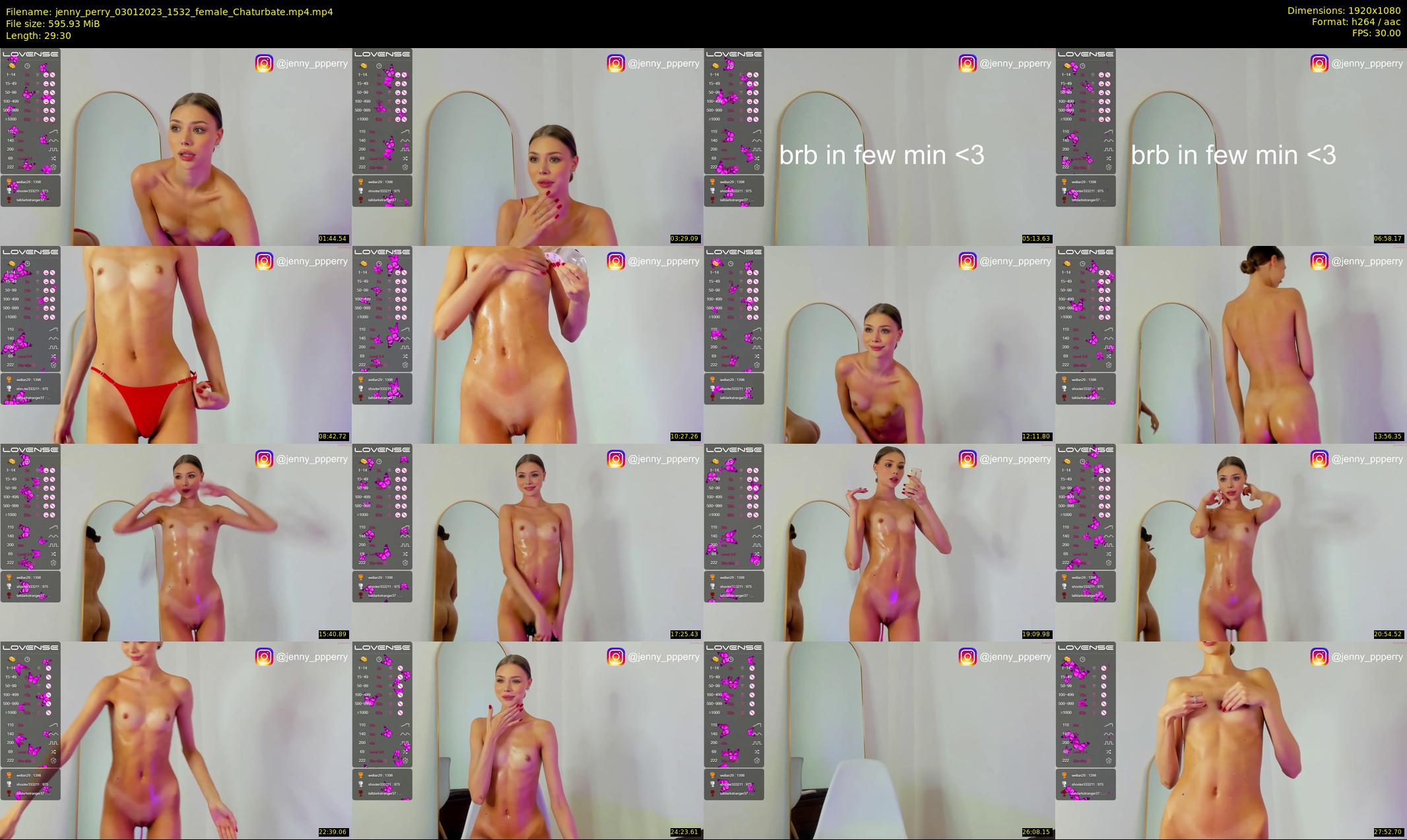 jenny_perry — 30 minute Chaturbate female cam show recording, 1080p, Jan 3, 2023