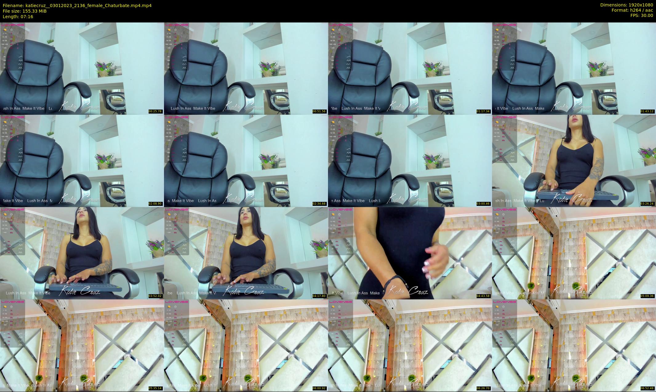 katiecruz_ — 8 minute Chaturbate female cam show recording, 1080p, Jan 3, 2023