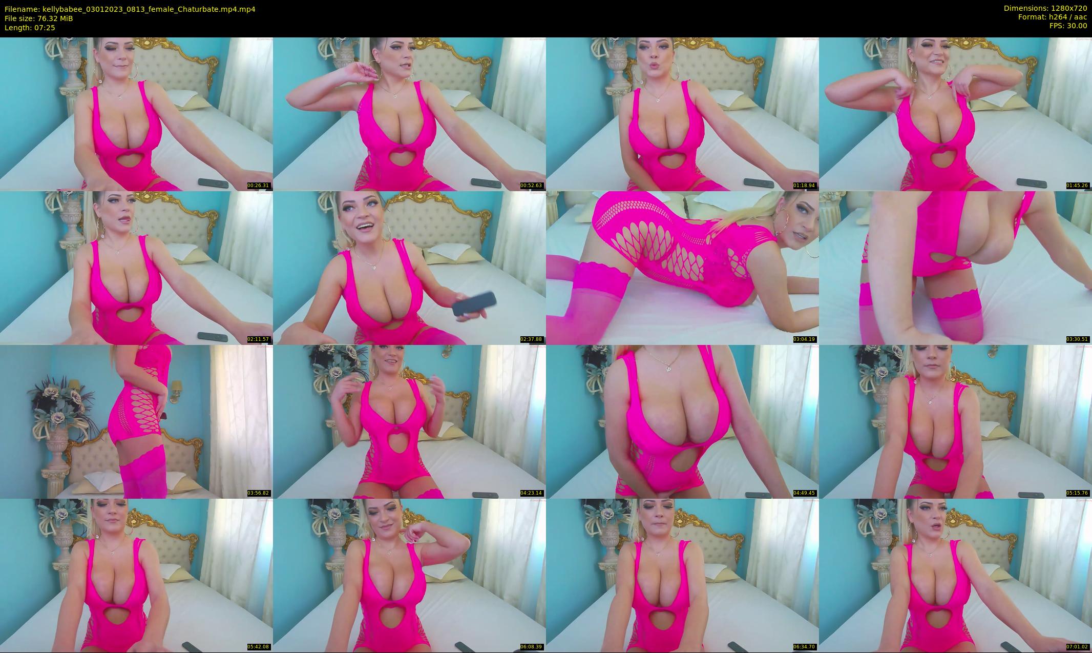 kellybabee — 8 minute Chaturbate female cam show recording, 720p, Jan 3, 2023