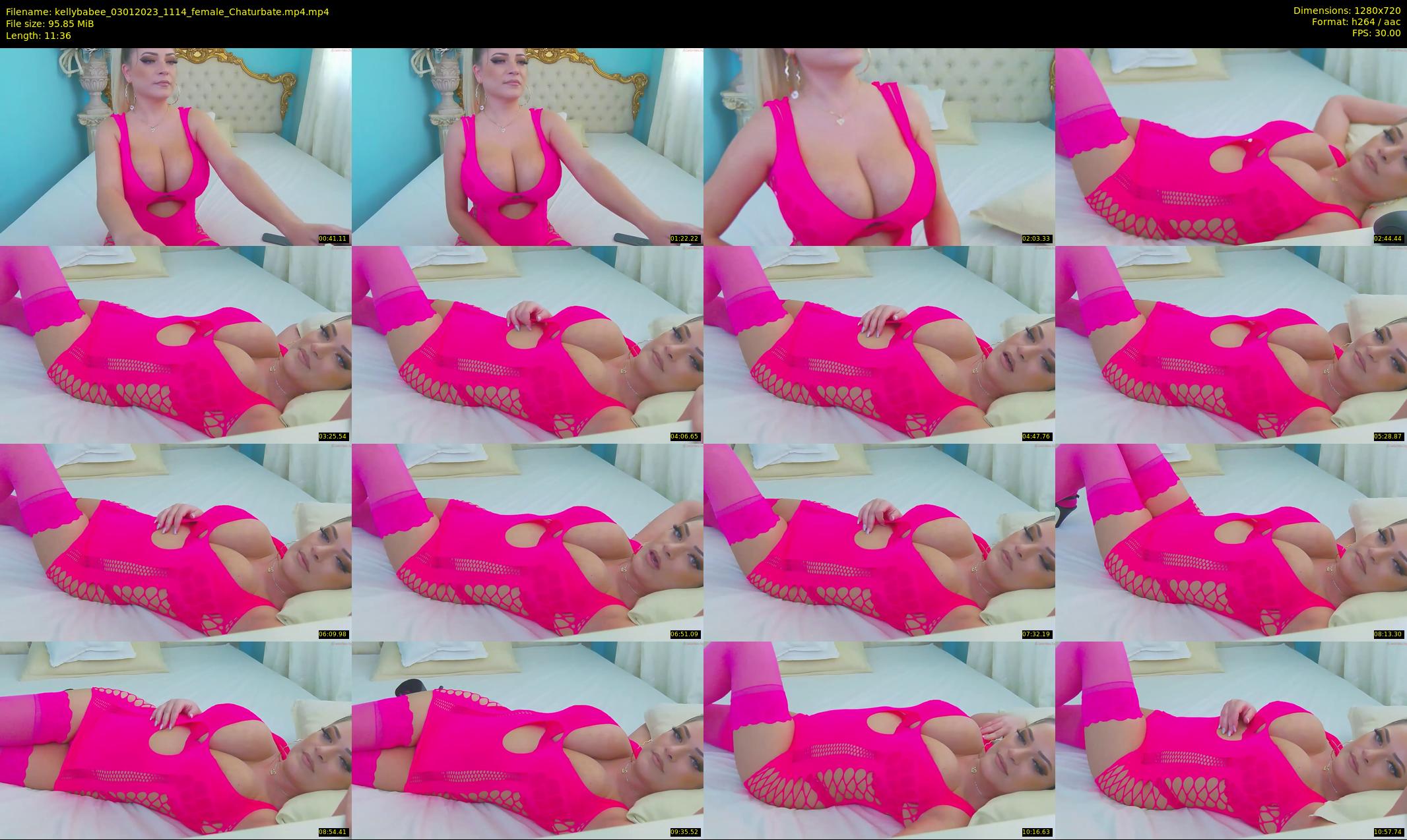kellybabee — 12 minute Chaturbate female cam show recording, 720p, Jan 3, 2023
