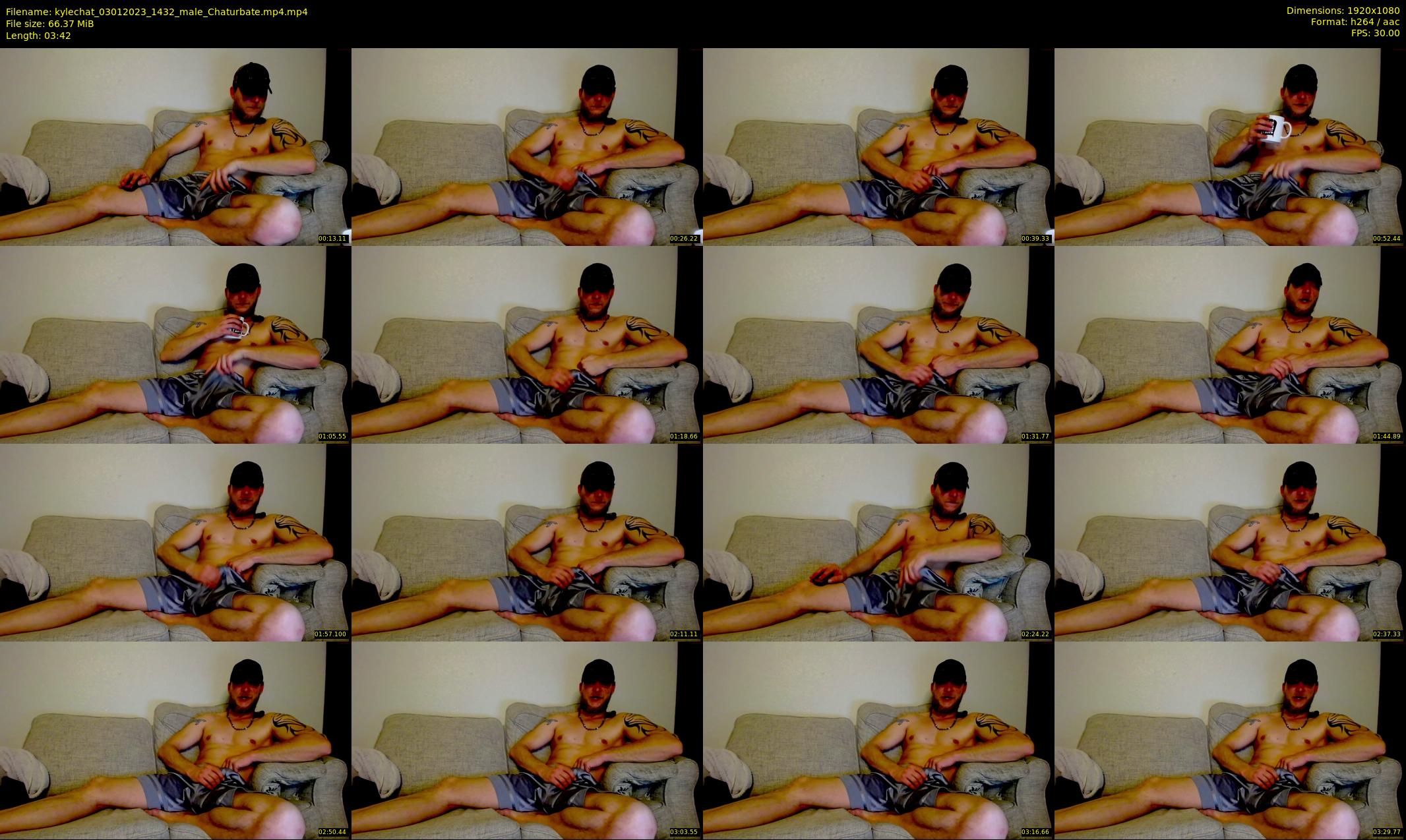 kylechat — 4 minute Chaturbate male cam show recording, 1080p, Jan 3, 2023