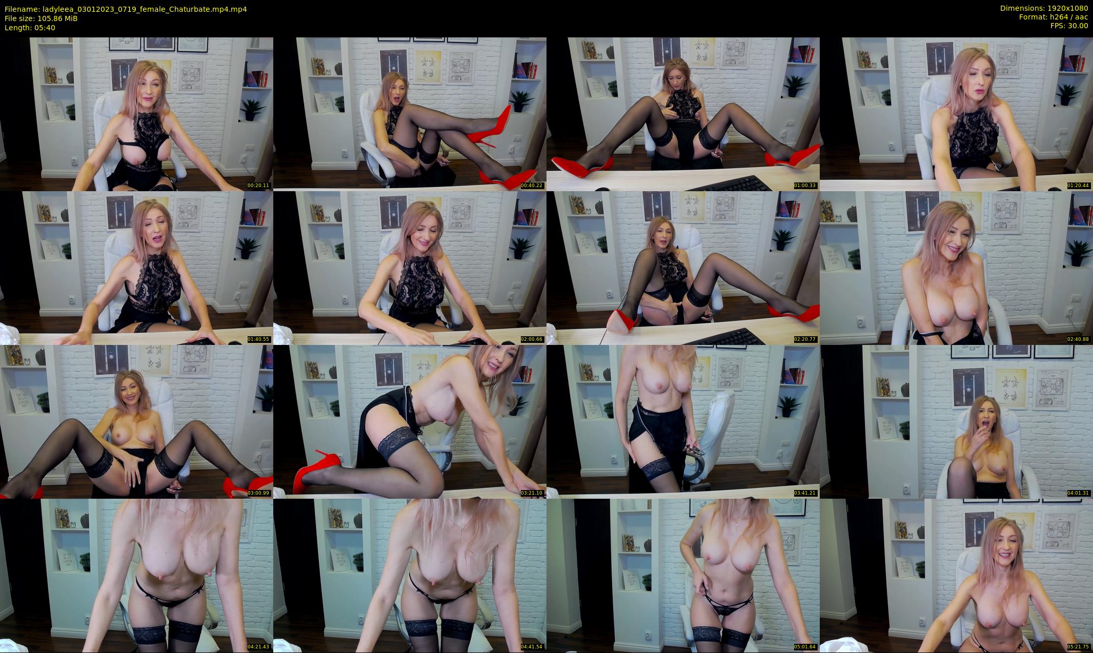 ladyleea — 6 minute Chaturbate female cam show recording, 1080p, Jan 3, 2023