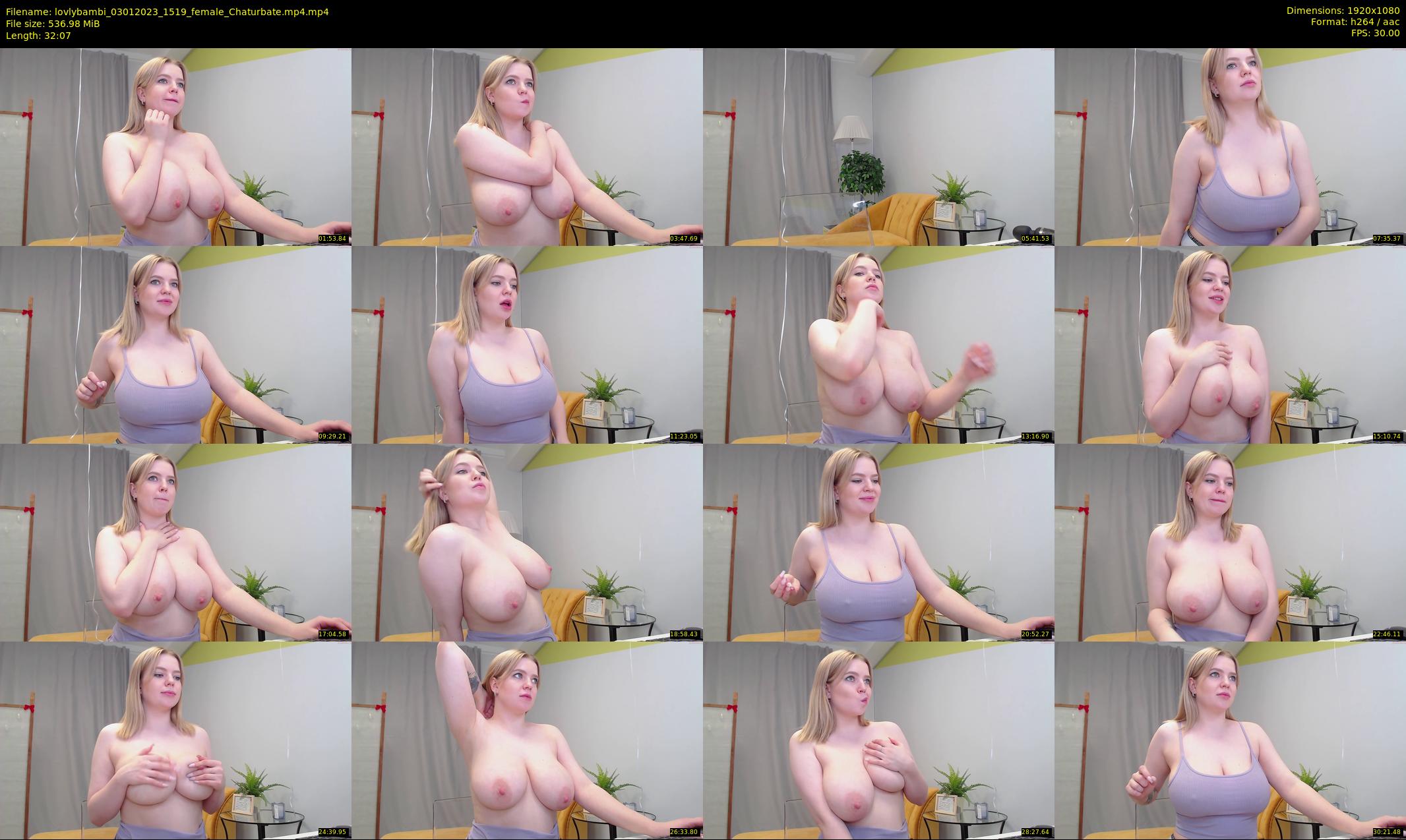lovlybambi — 33 minute Chaturbate female cam show recording, 1080p, Jan 3, 2023
