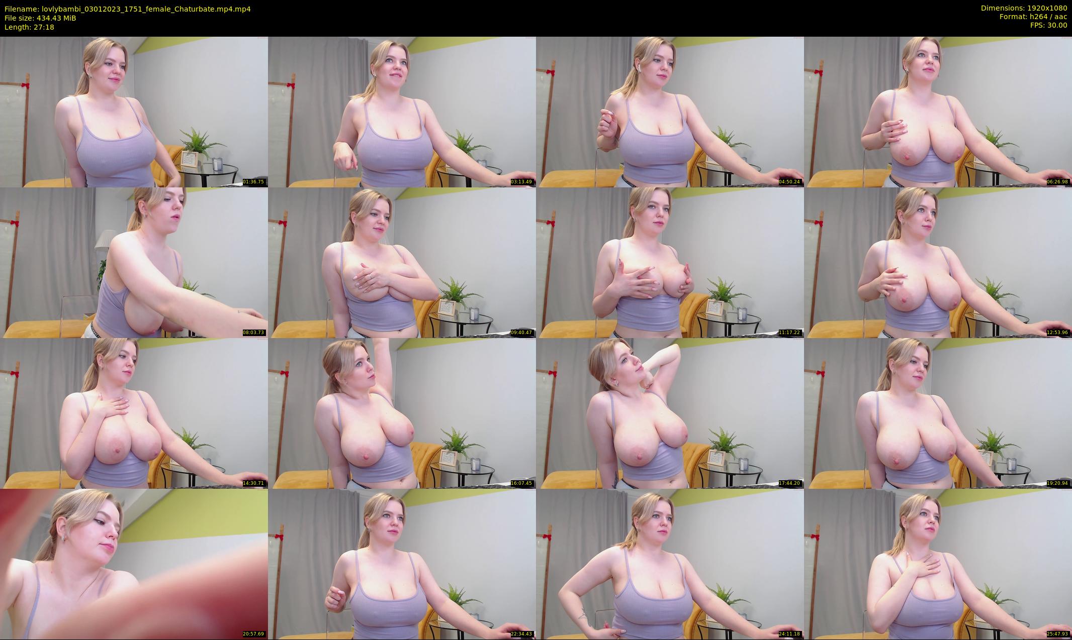 lovlybambi — 28 minute Chaturbate female cam show recording, 1080p, Jan 3, 2023