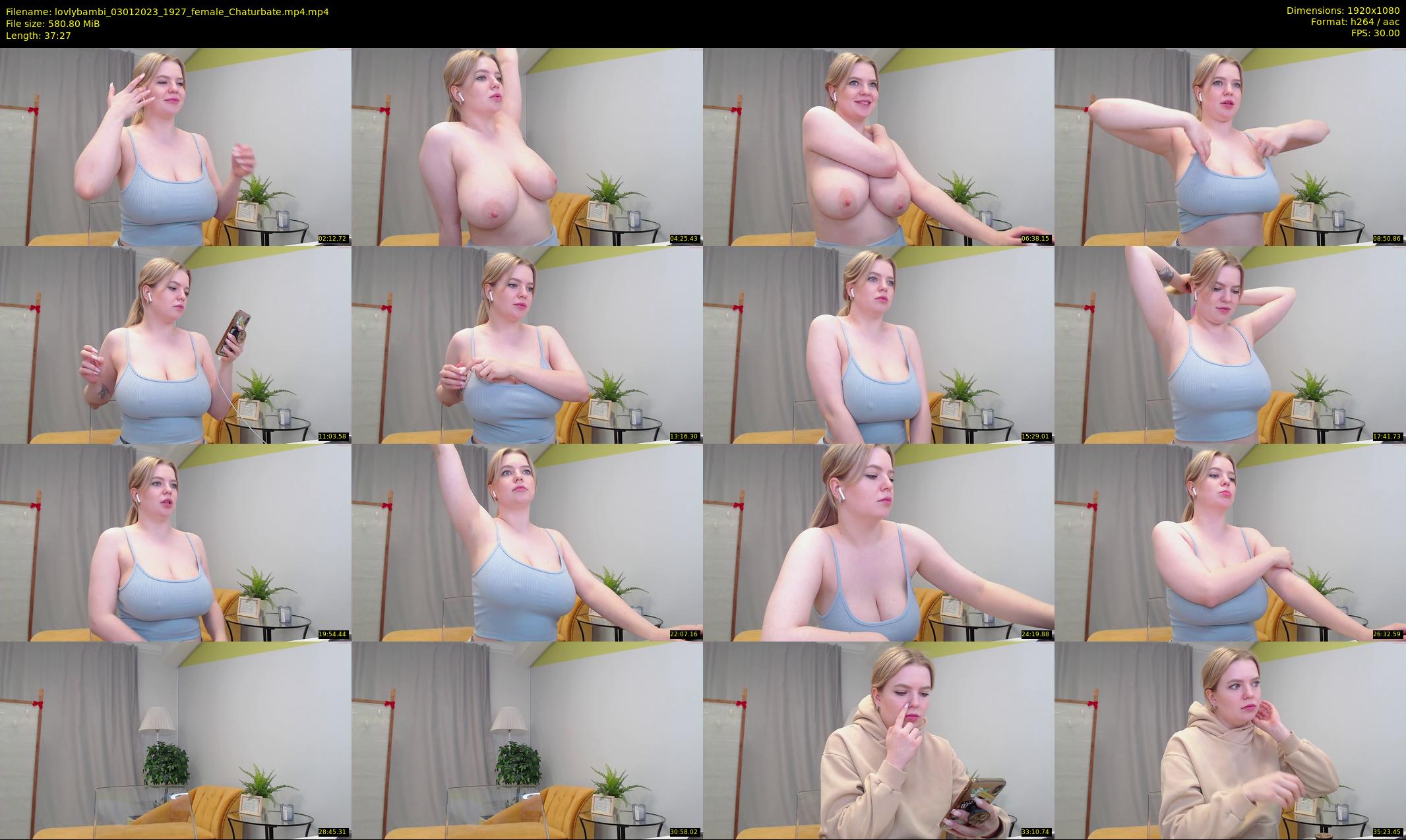 lovlybambi — 38 minute Chaturbate female cam show recording, 1080p, Jan 3, 2023