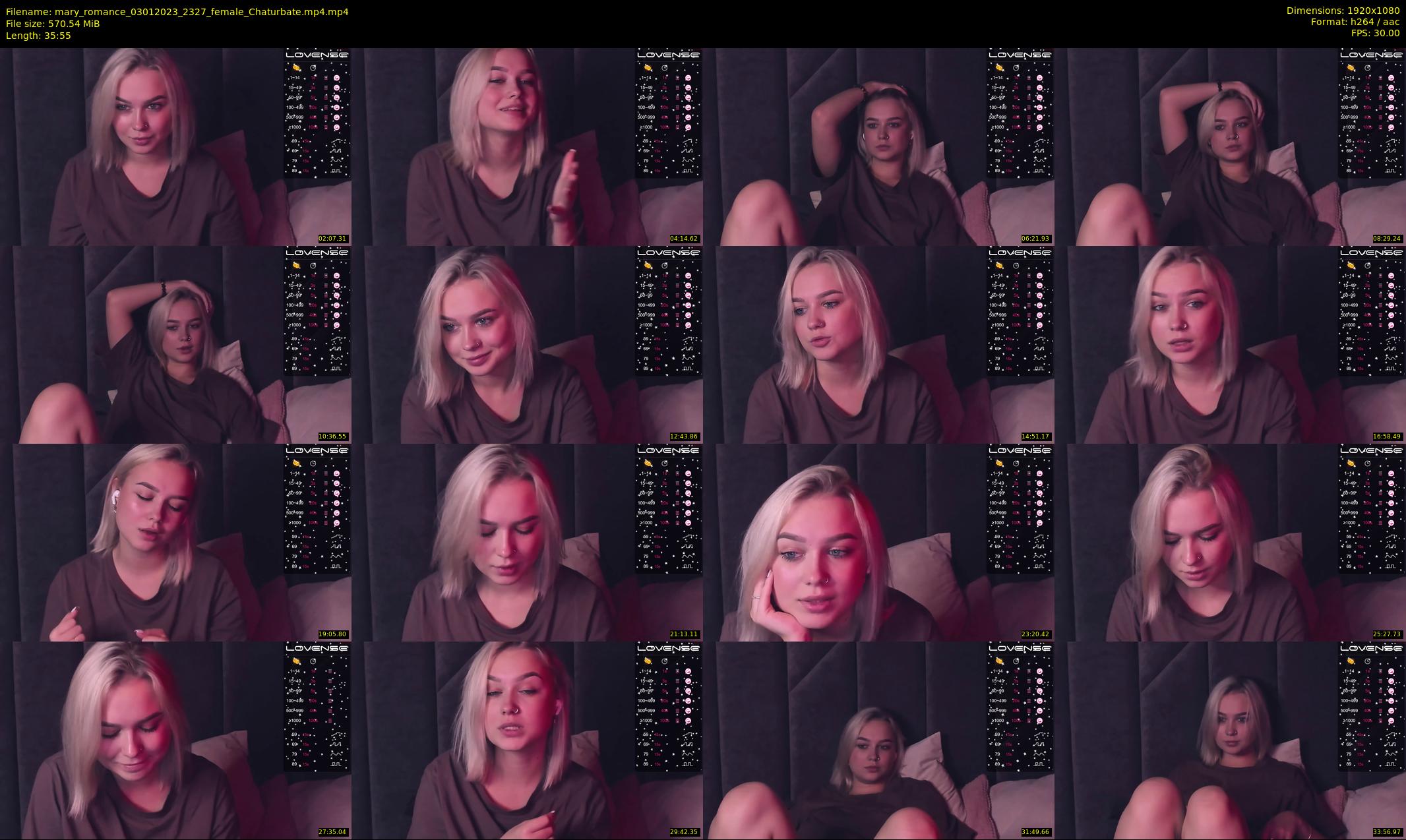 mary_romance — 36 minute Chaturbate female cam show recording, 1080p, Jan 3, 2023