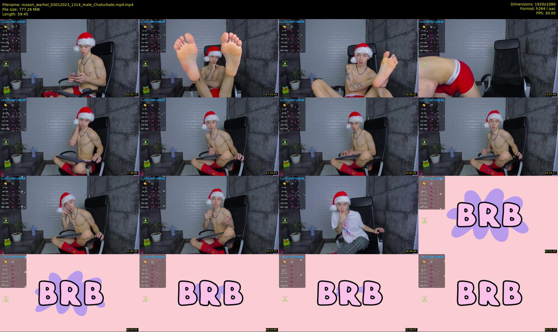 mason_warhol — 60 minute Chaturbate male cam show recording, 1080p, Jan 3, 2023