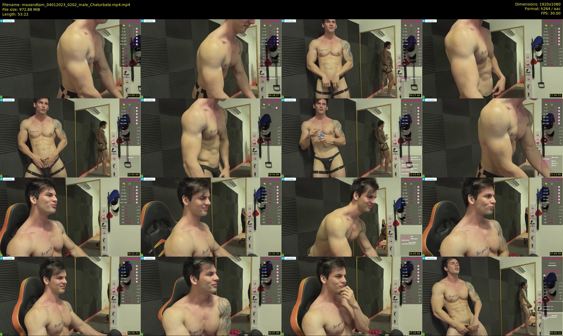 maxandtam — 54 minute Chaturbate couple cam show recording, 1080p, Jan 4, 2023