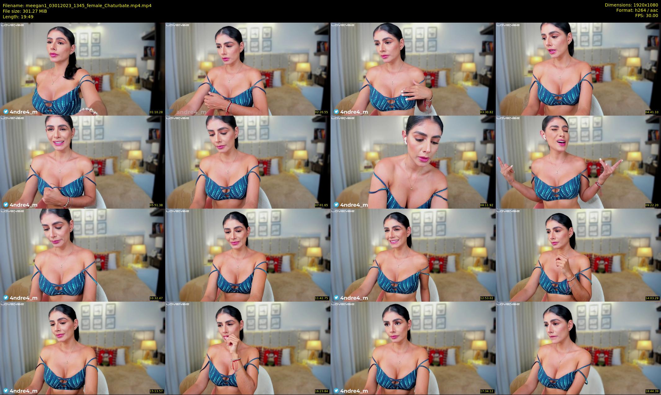 meegan1 — 20 minute Chaturbate female cam show recording, 1080p, Jan 3, 2023
