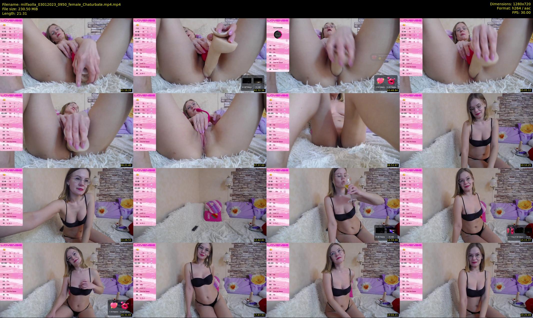 milfaolla — 22 minute Chaturbate female cam show recording, 720p, Jan 3, 2023