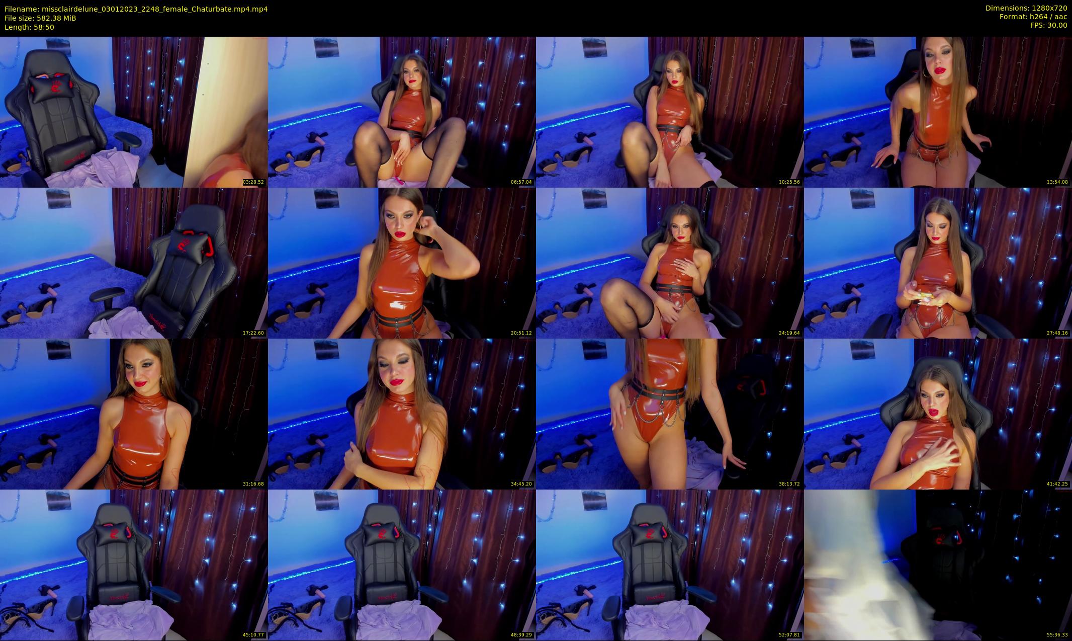missclairdelune — 59 minute Chaturbate female cam show recording, 720p, Jan 3, 2023