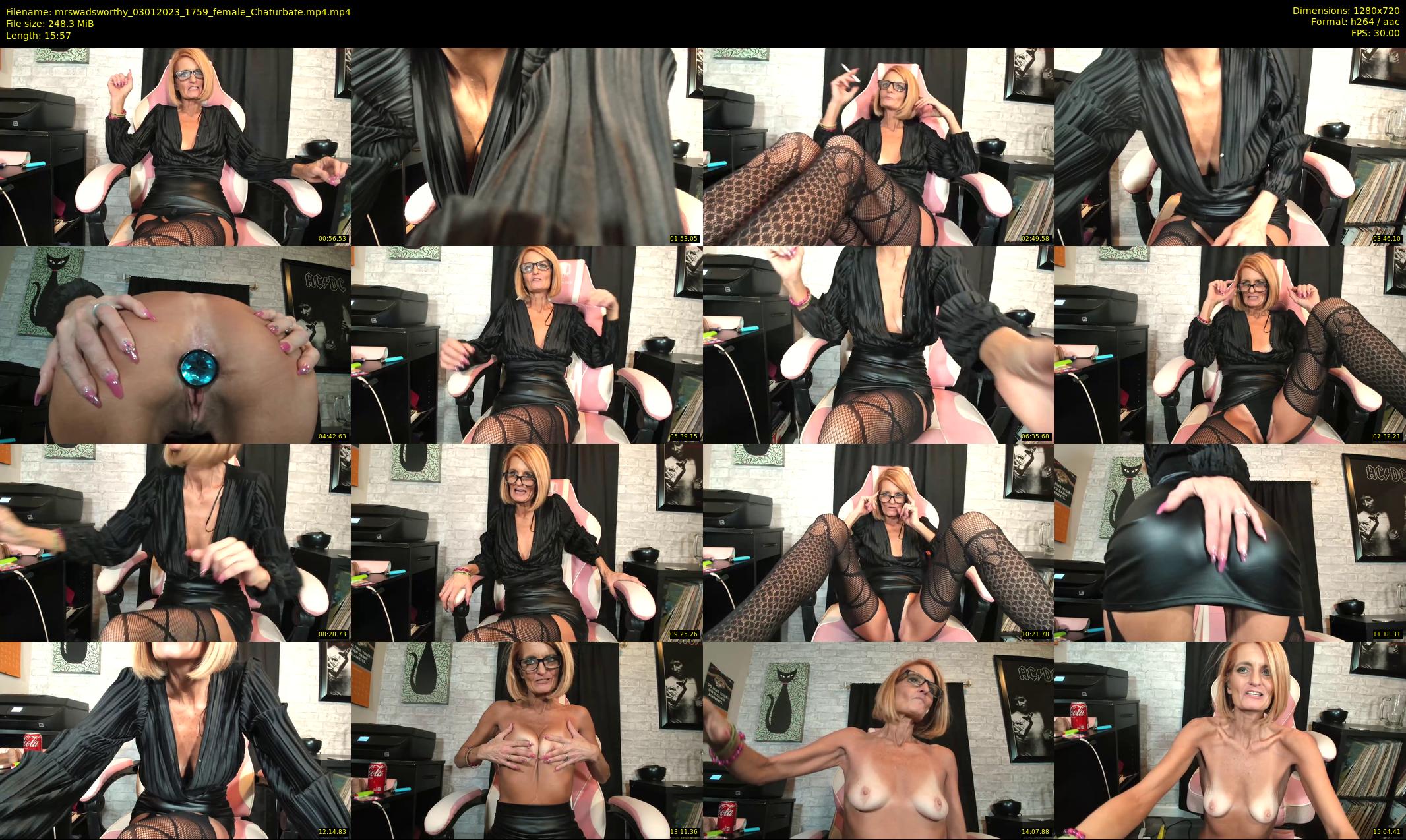 mrswadsworthy — 16 minute Chaturbate female cam show recording, 720p, Jan 3, 2023