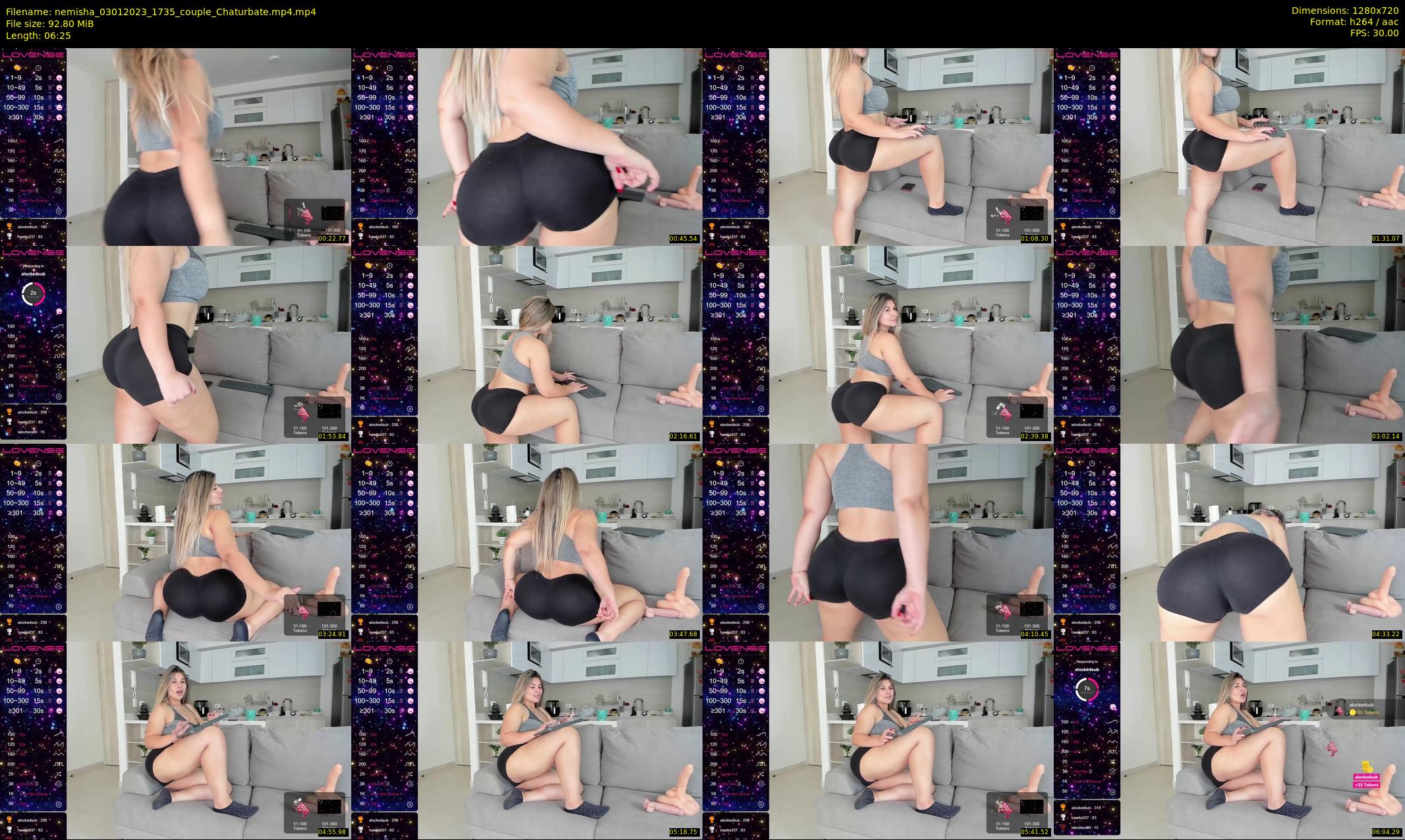 nemisha — 7 minute Chaturbate female cam show recording, 720p, Jan 3, 2023
