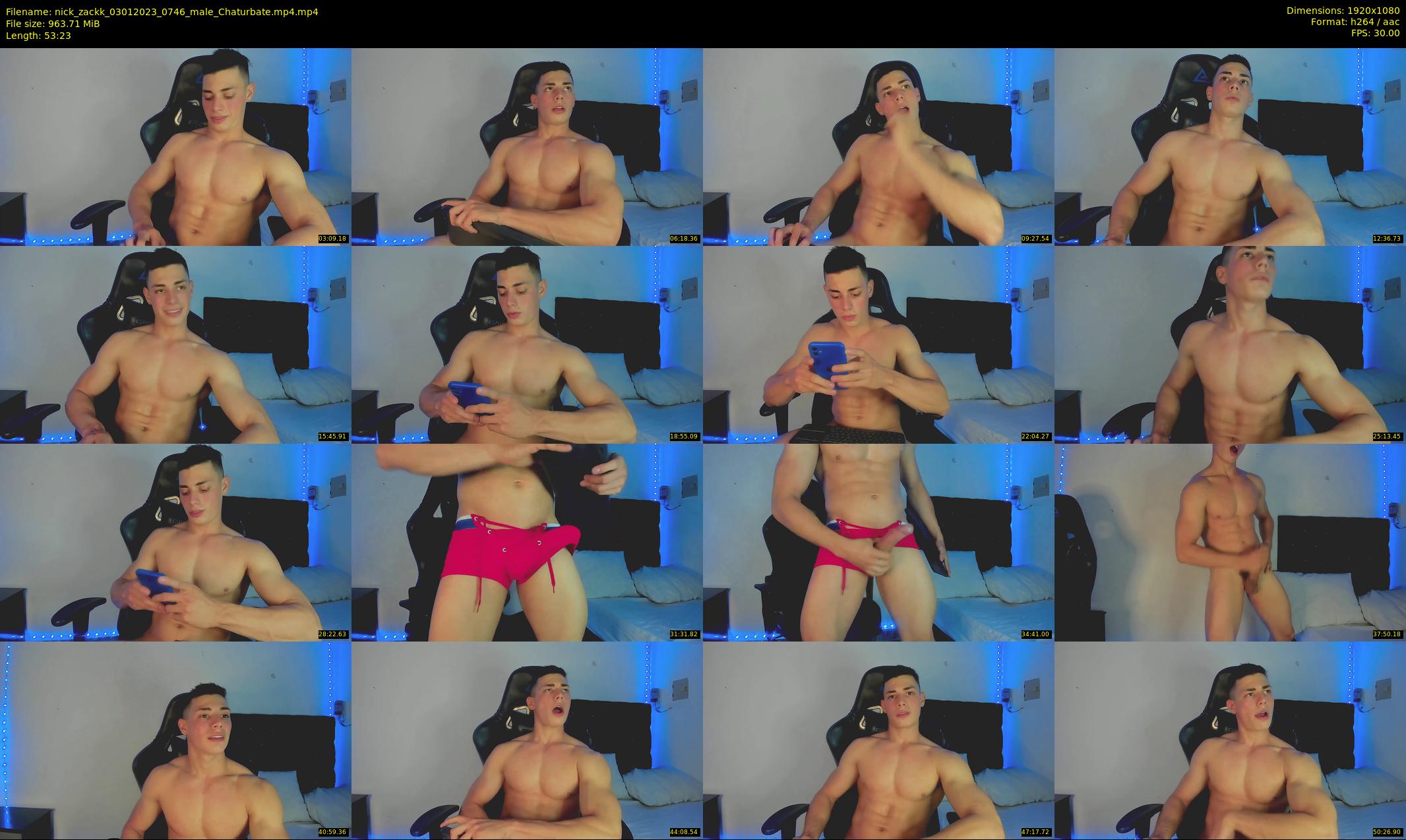 nick_zackk — 54 minute Chaturbate male cam show recording, 1080p, Jan 3, 2023