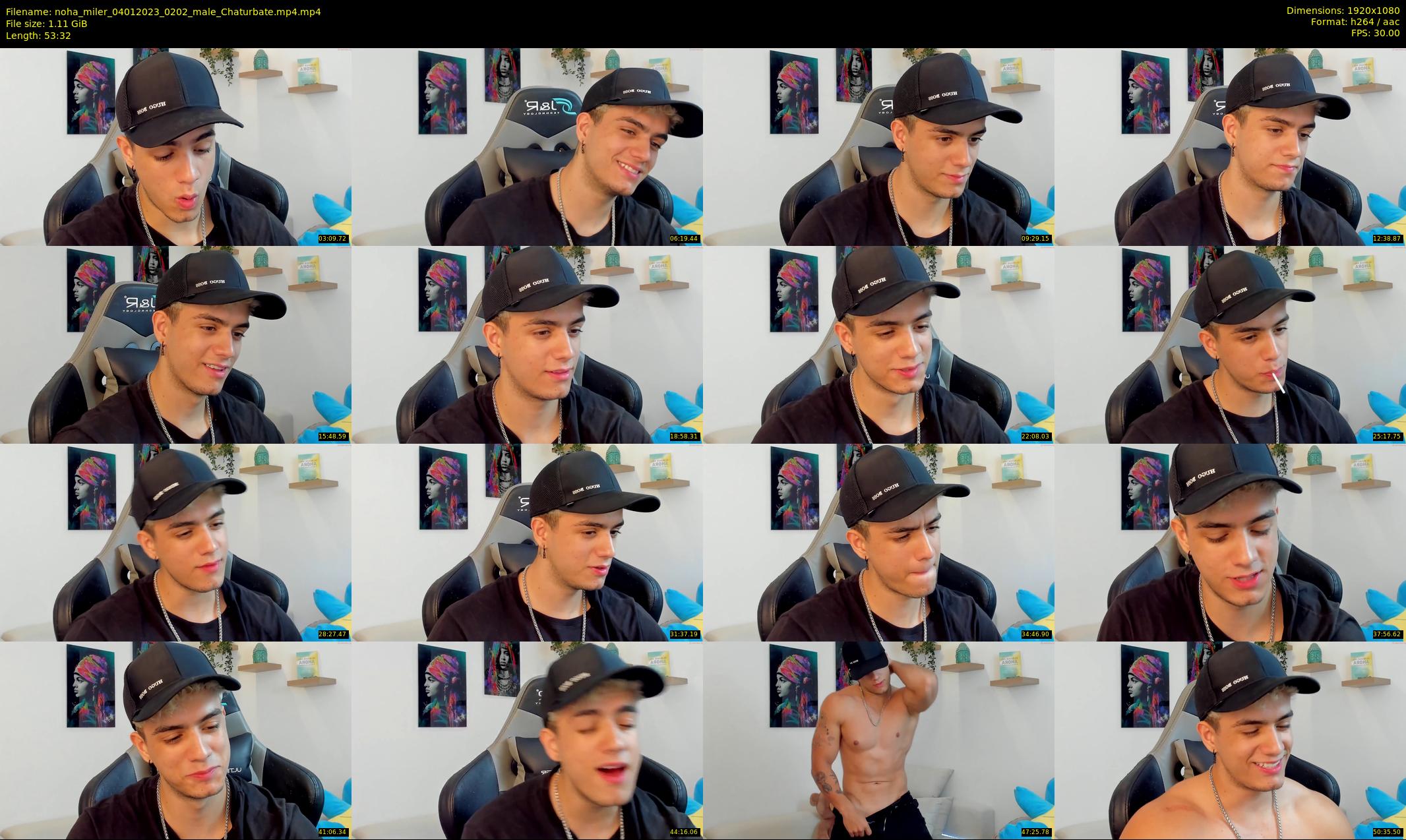noha_miler — 54 minute Chaturbate male cam show recording, 1080p, Jan 4, 2023