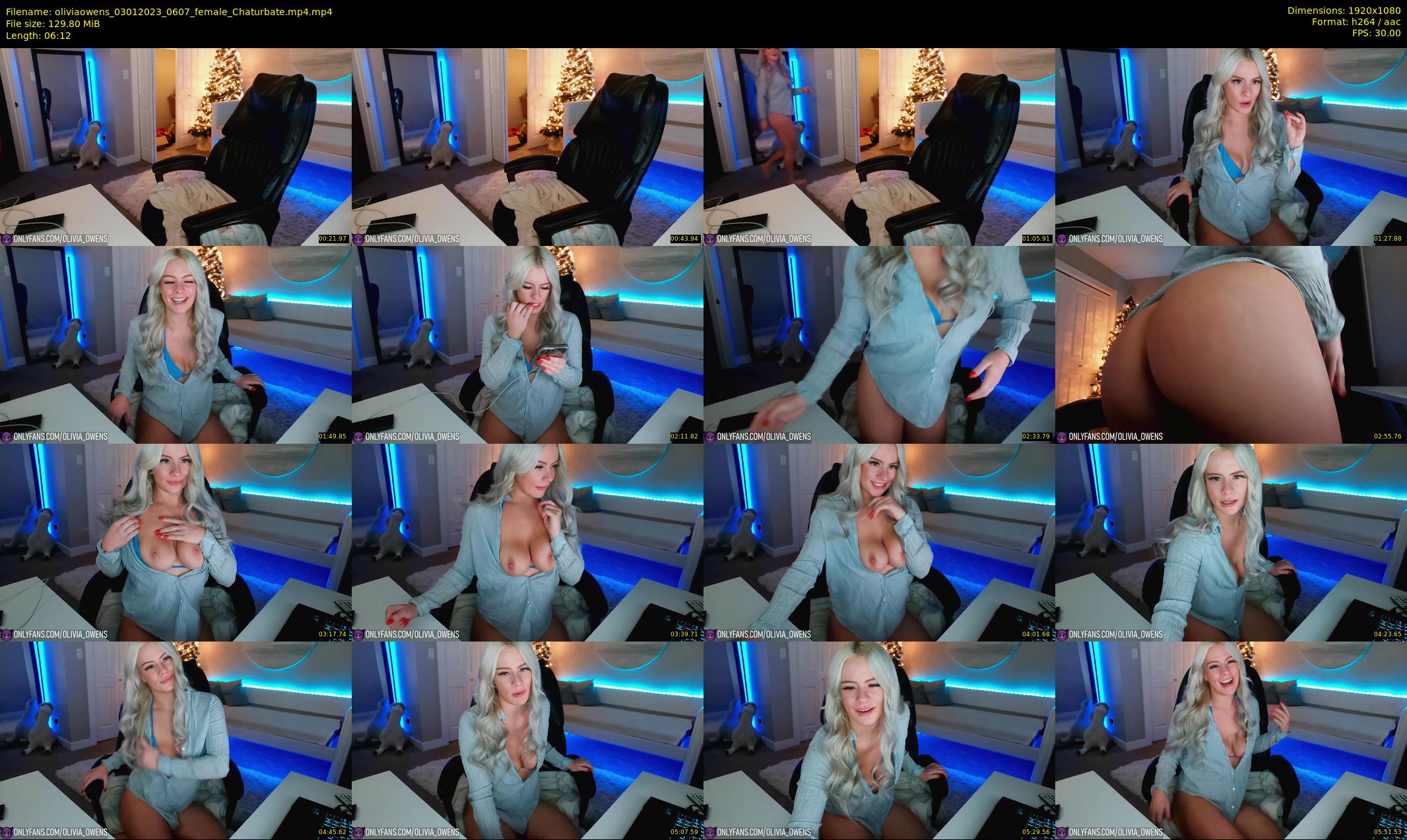 oliviaowens — 7 minute Chaturbate female cam show recording, 1080p, Jan 3, 2023