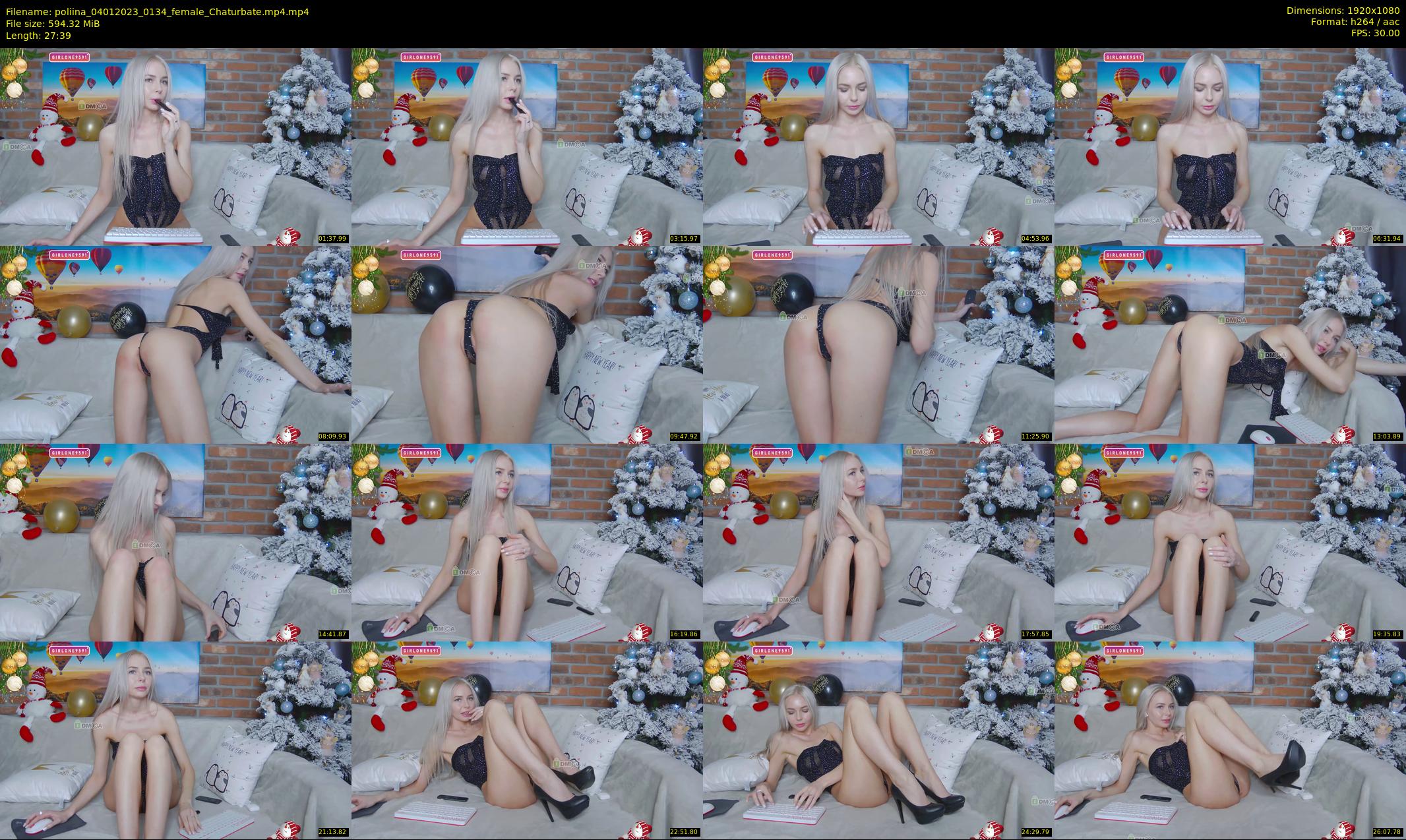 poliina — 28 minute Chaturbate female cam show recording, 1080p, Jan 4, 2023