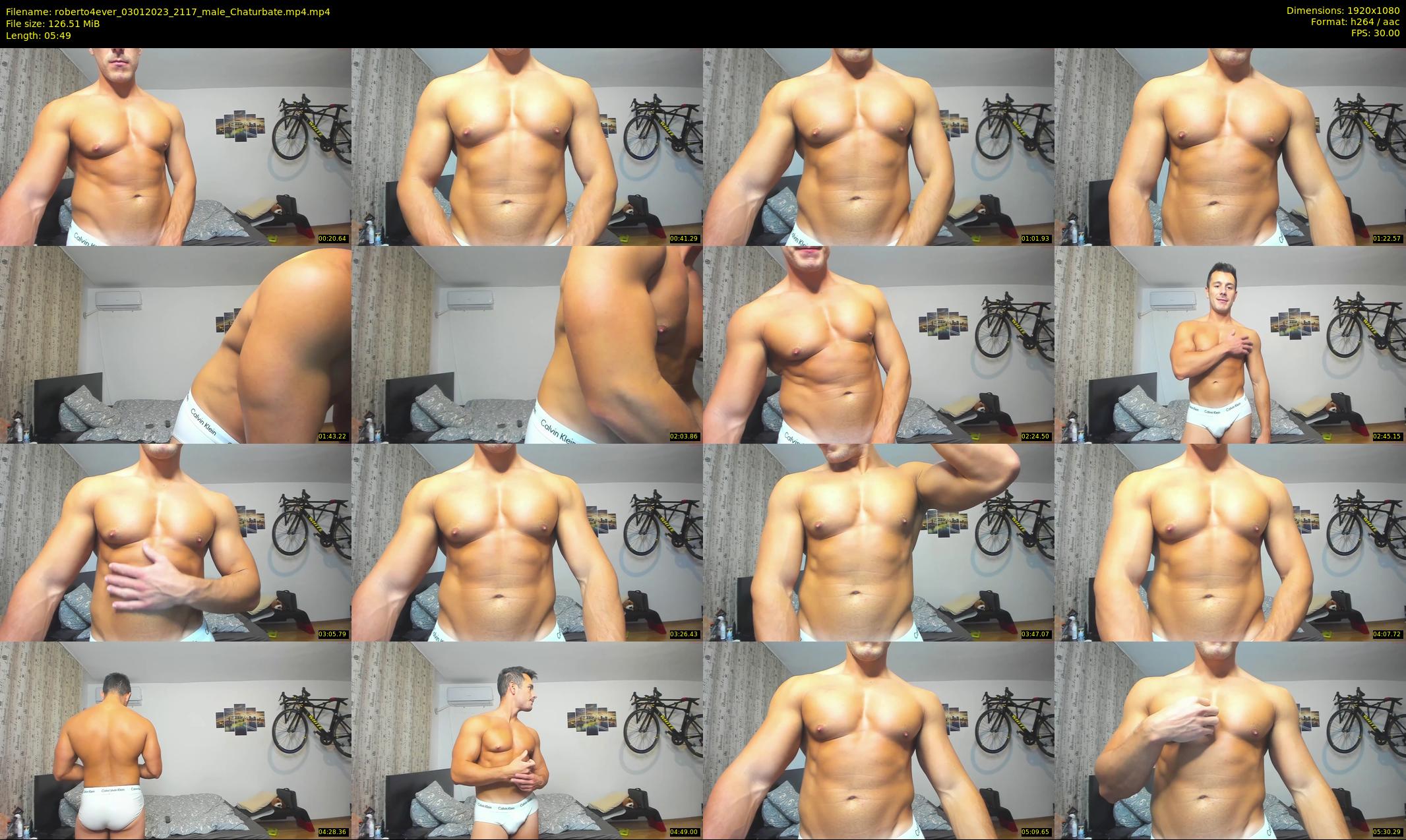 roberto4ever — 6 minute Chaturbate male cam show recording, 1080p, Jan 3, 2023