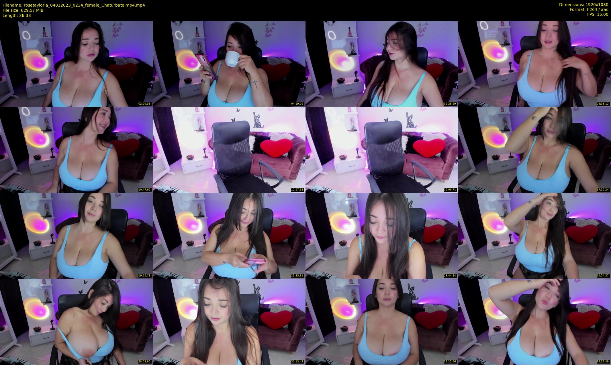 rosetaylorla — 37 minute Chaturbate female cam show recording, 1080p, Jan 4, 2023