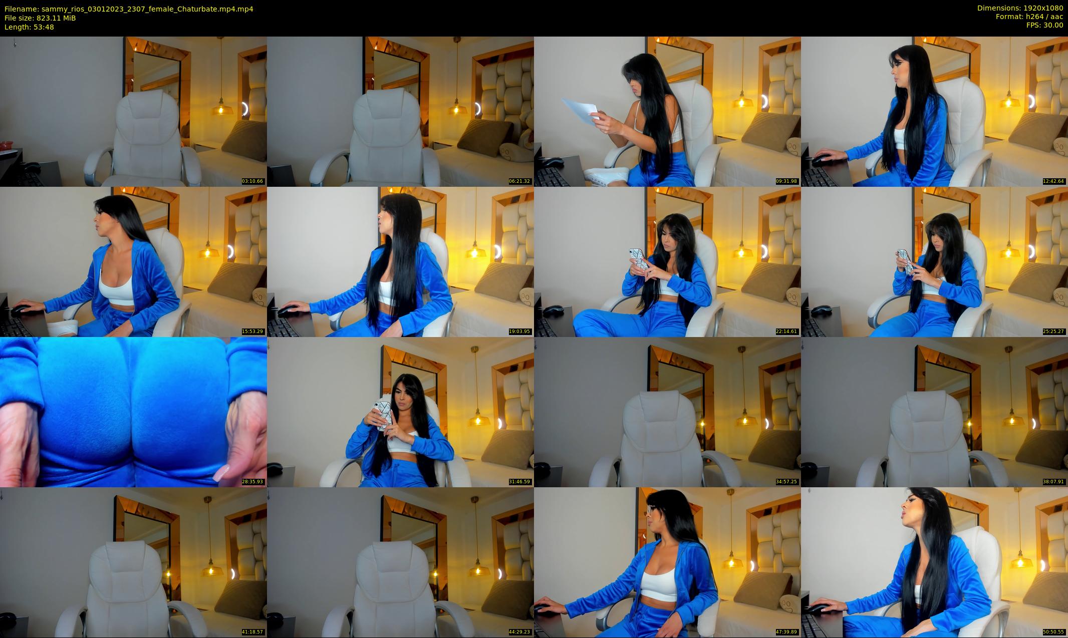 sammy_rios — 54 minute Chaturbate female cam show recording, 1080p, Jan 3, 2023