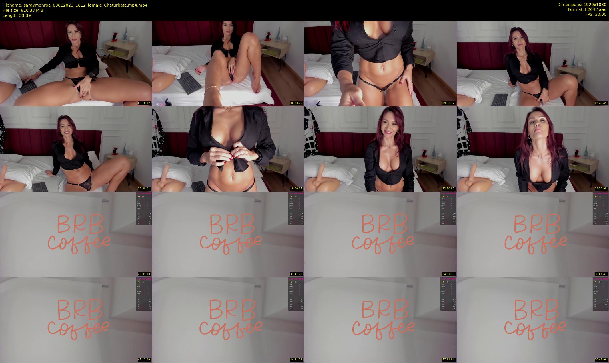saraymonroe — 54 minute Chaturbate female cam show recording, 1080p, Jan 3, 2023